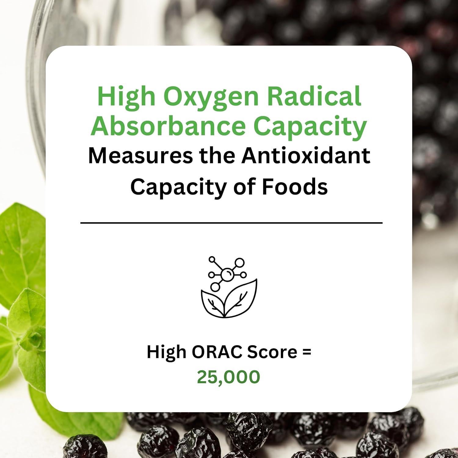 Extracto de Baya Maqui Orgánico Paradise Herbs 400 mg 60 Cápsulas