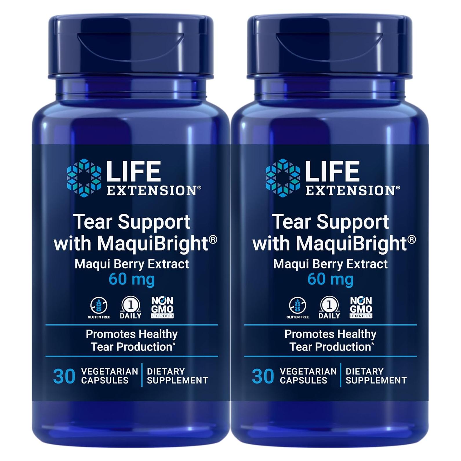 Soporte para lágrimas MaquiBright 60 mg 30 cápsulas vegetarianas