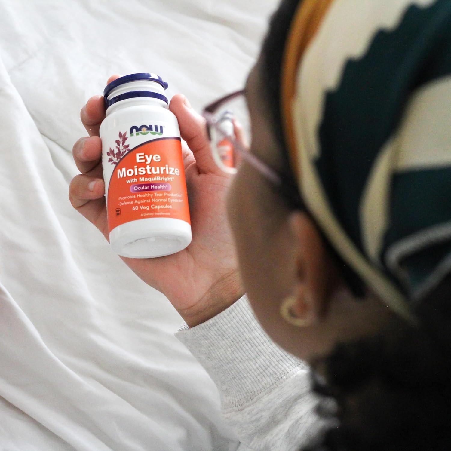 NOW Hidratante Ocular MaquiBright 60 Cápsulas Veganas