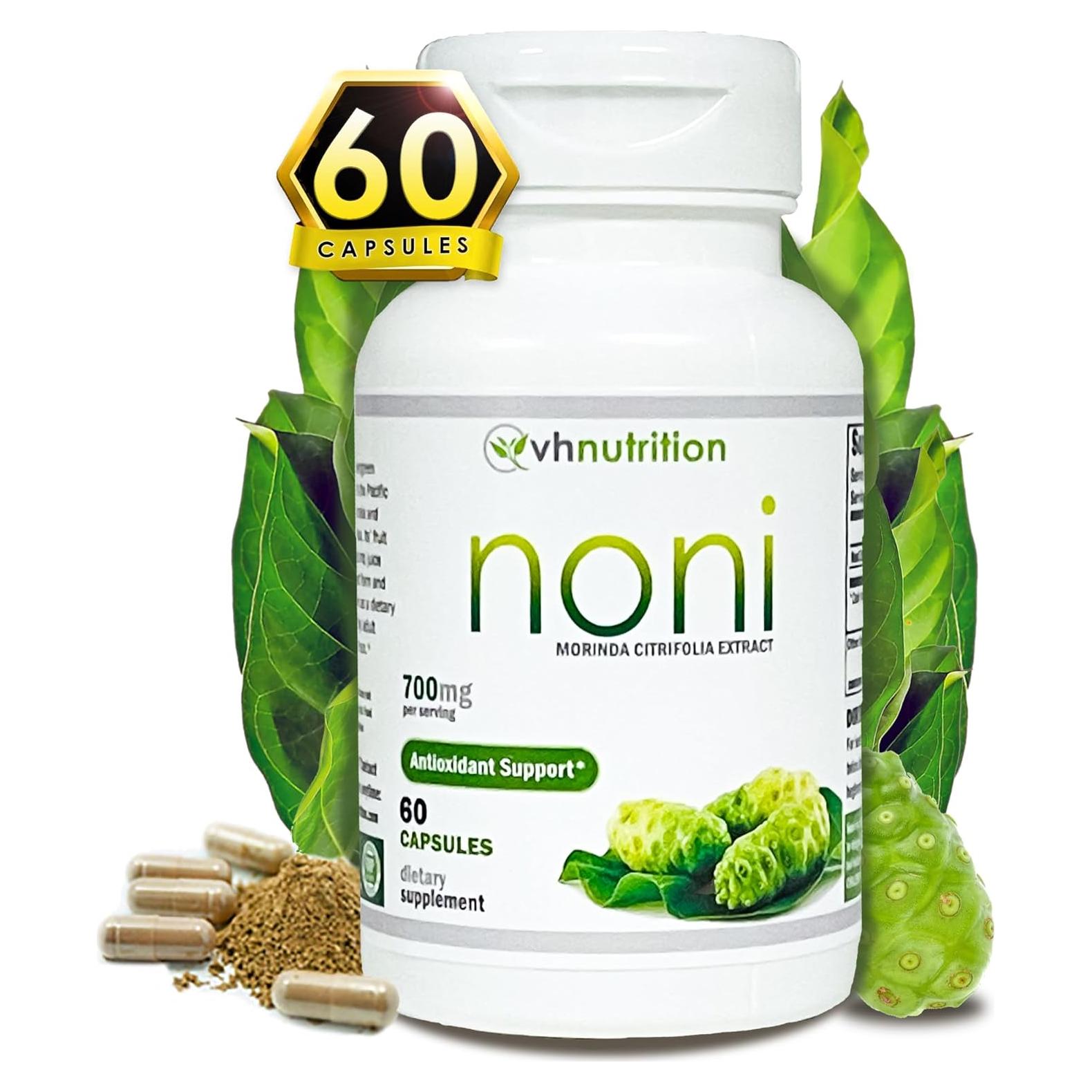 Cápsulas de Noni VH Nutrition 700mg Antioxidante 60 Unidades