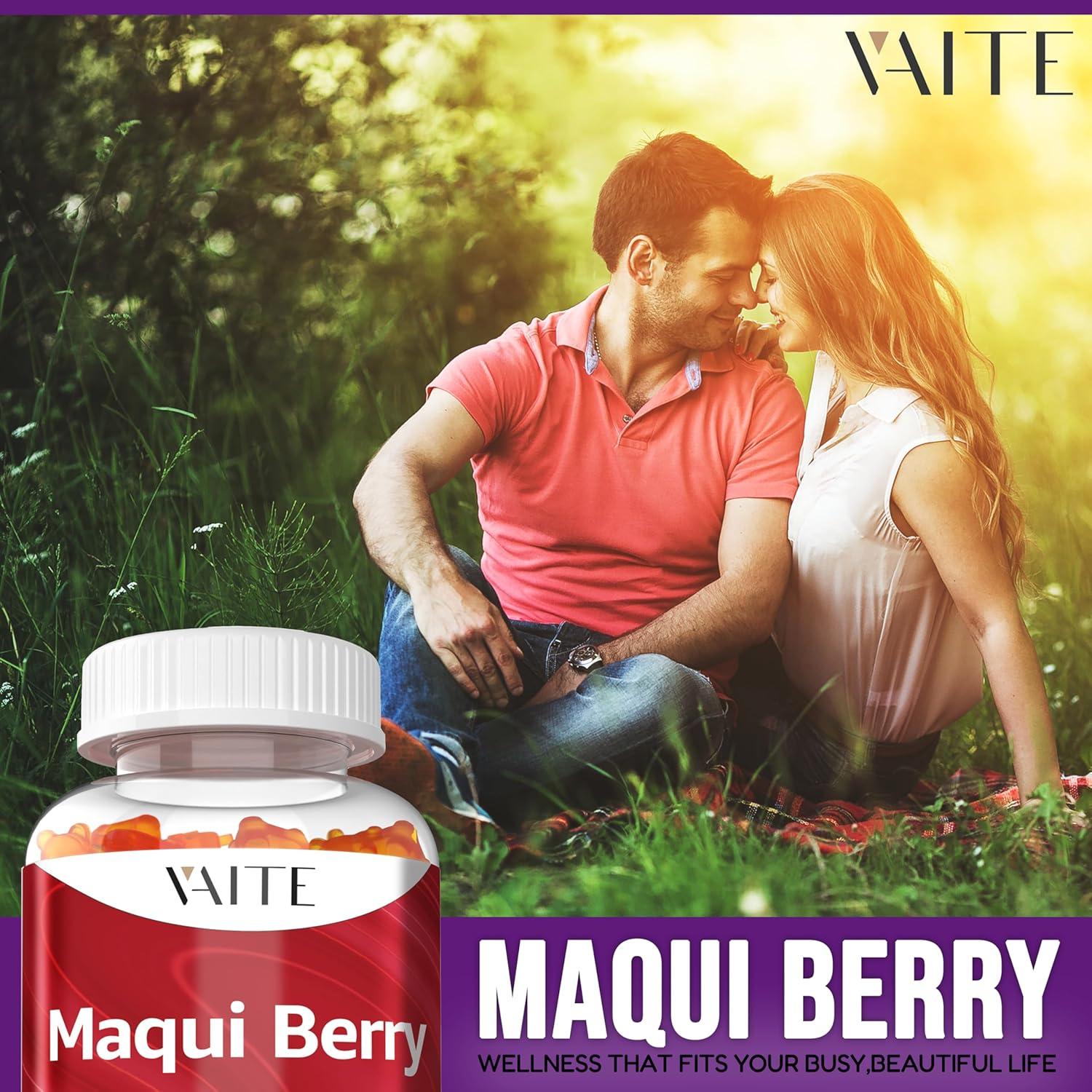 Gomitas Veganas de Maqui Berry 500mg - Suplemento Antioxidante