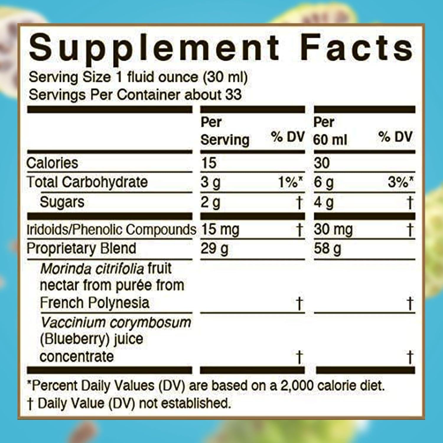 Jugo de Noni Tahitiano Morinda 1000 mL - Paquete de 2 Botellas