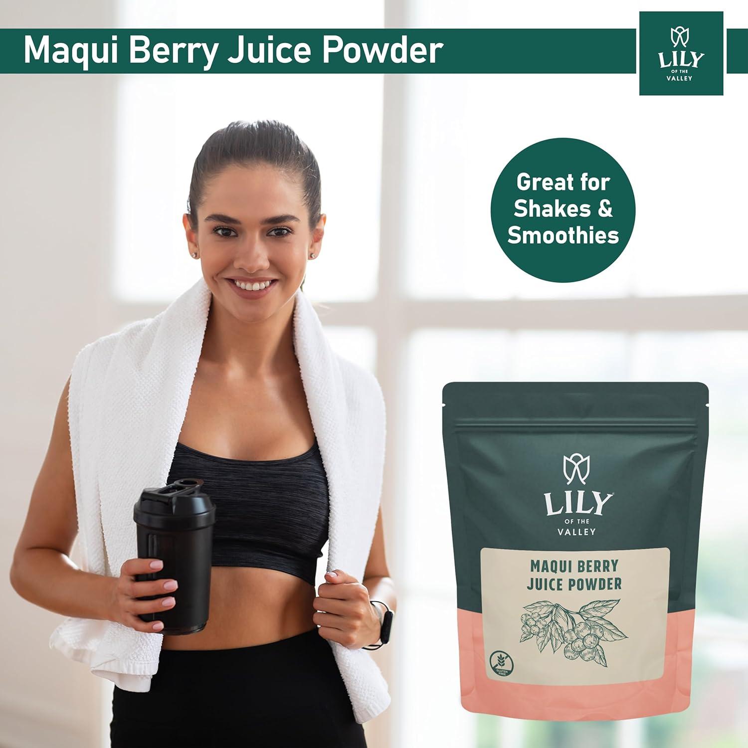 Jugo en polvo de baya Maqui Lirio del Valle - 113g - Vegano y sin gluten