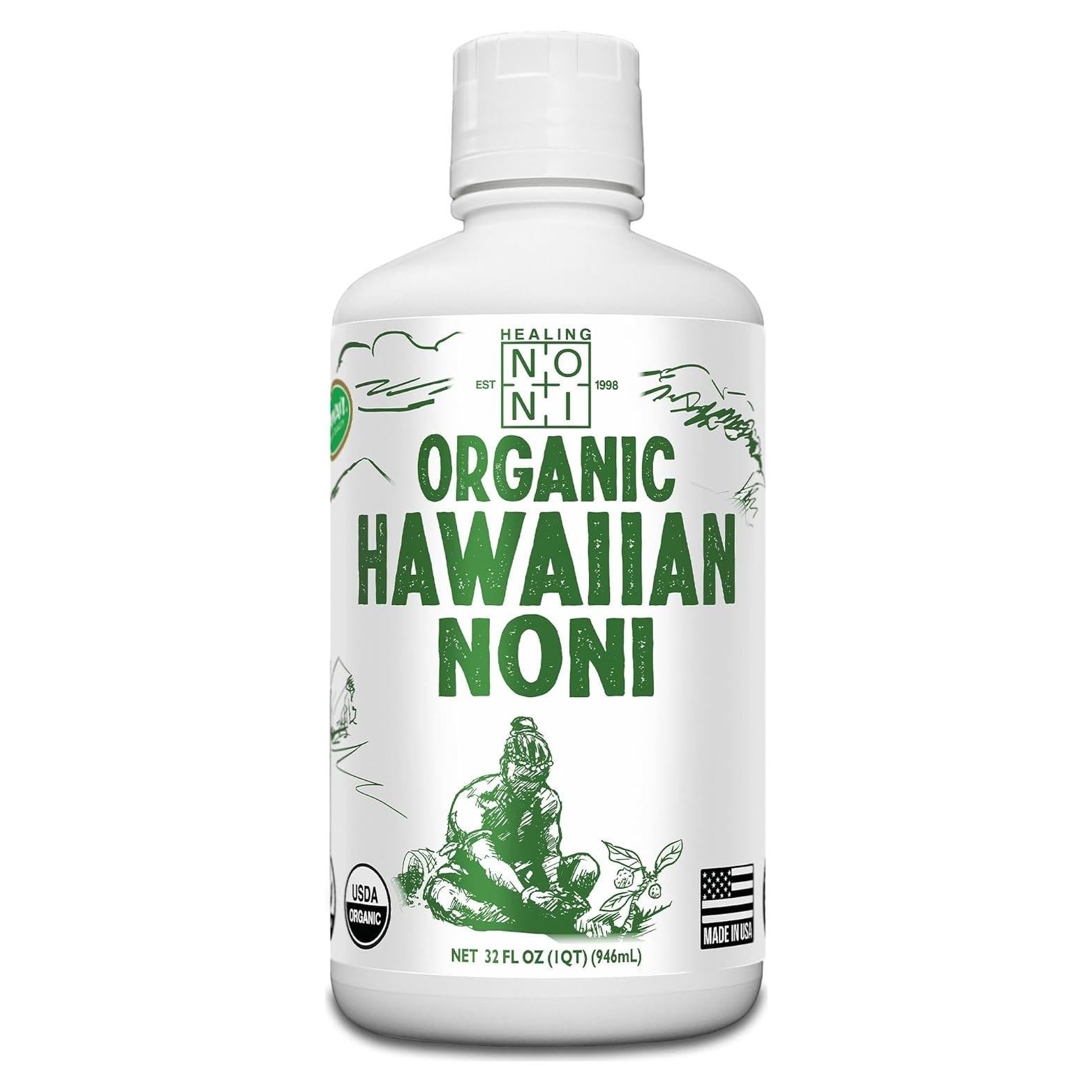 Jugo de Noni Orgánico 100% Puro Noni Sanador 946ml