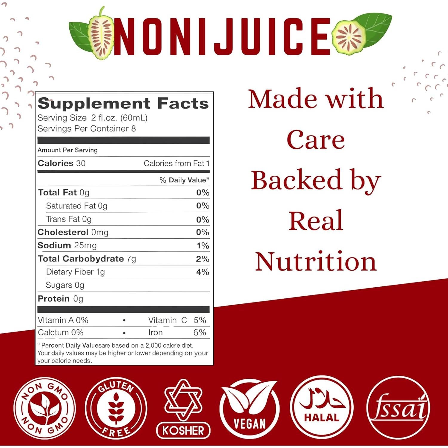 Jugo de Noni Virgen 480ml BASIC AYURVEDA | Orgánico y Natural