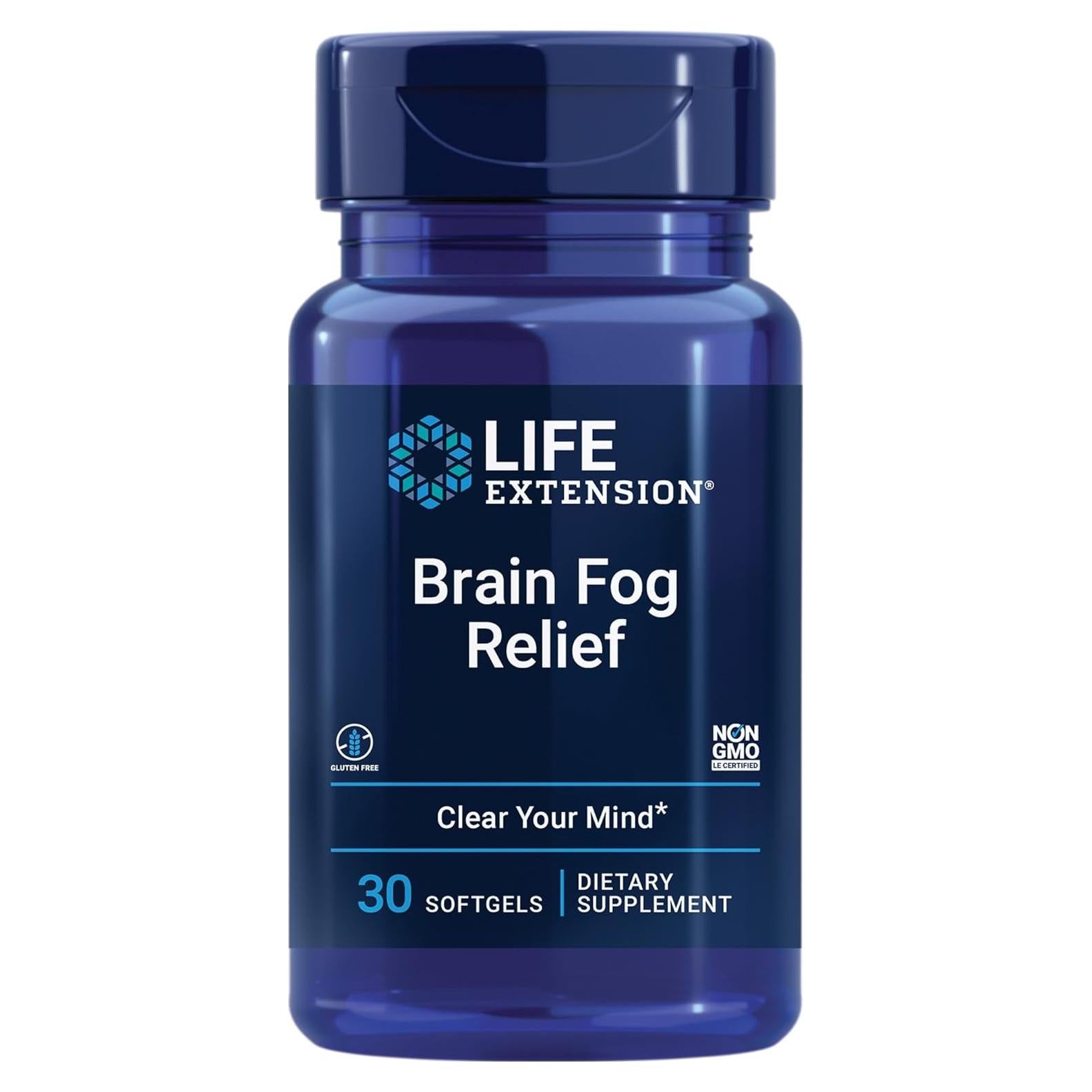 Suplemento Nootrópico Life Extension Alivio Niebla Mental 30 Gelatinas