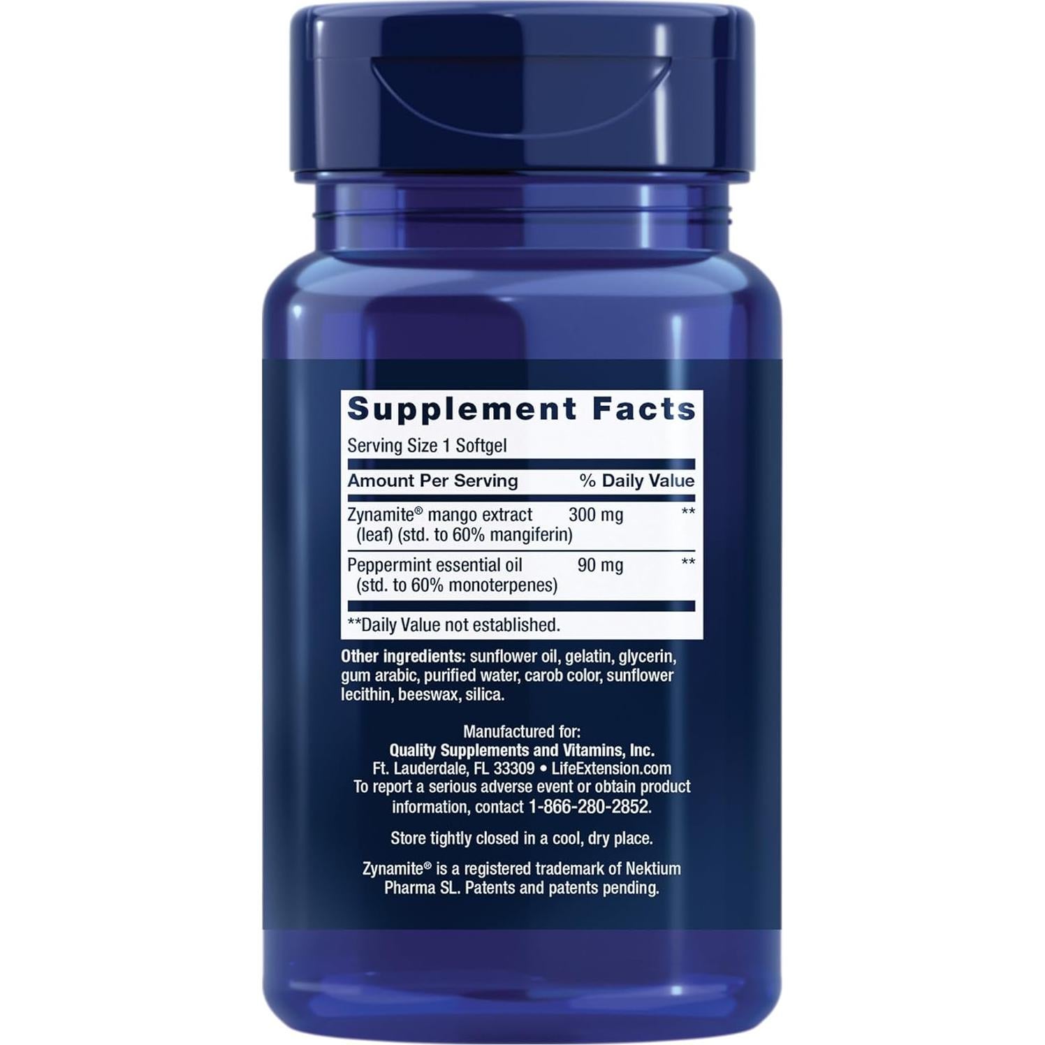 Suplemento Nootrópico Life Extension Alivio Niebla Mental 30 Gelatinas