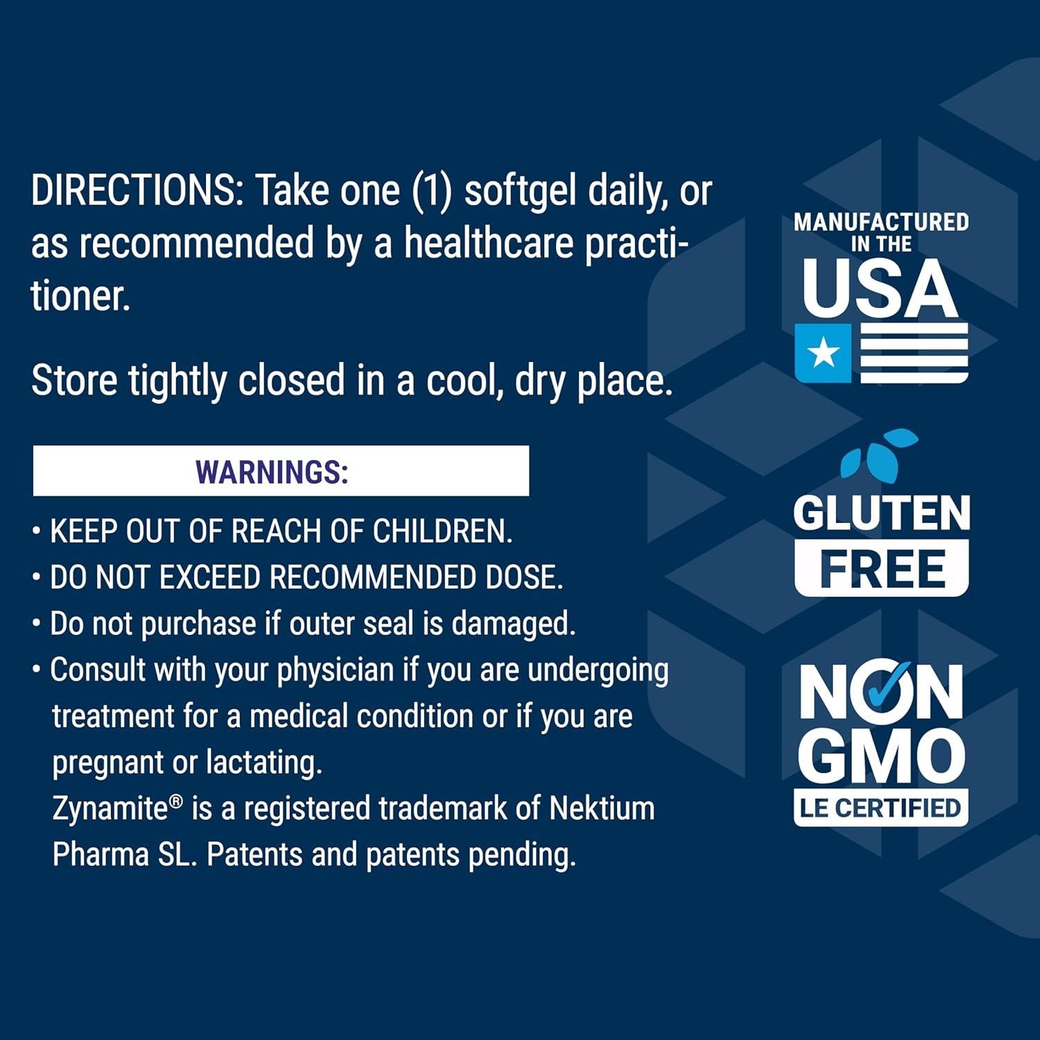 Suplemento Nootrópico Life Extension Alivio Niebla Mental 30 Gelatinas