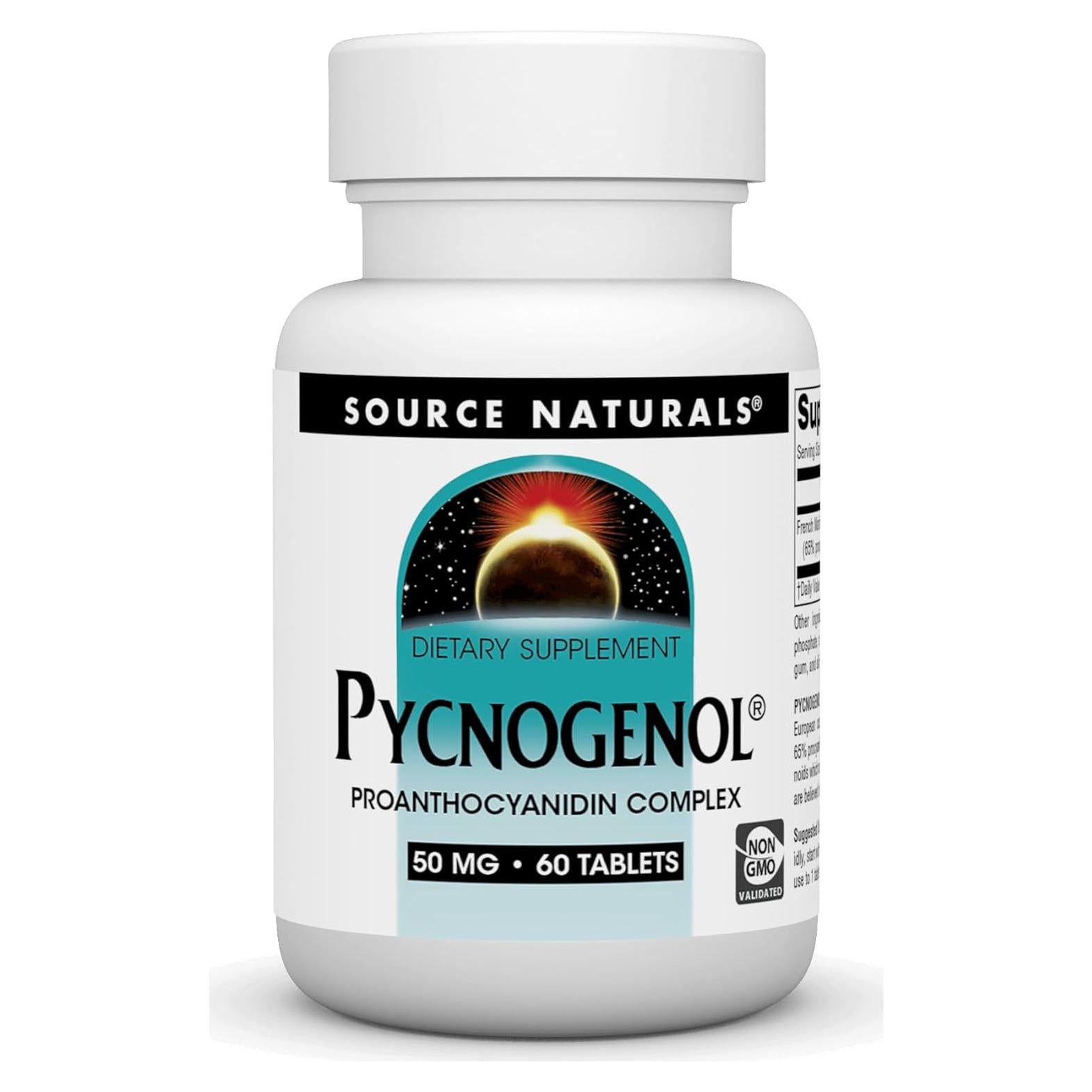 Source Naturals Pycnogenol 50 mg - 60 Tabletas Antioxidantes