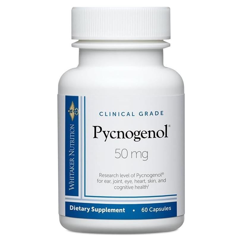 Pycnogenol 50mg Dr. Whitaker 60 Cápsulas - Antioxidante Premium