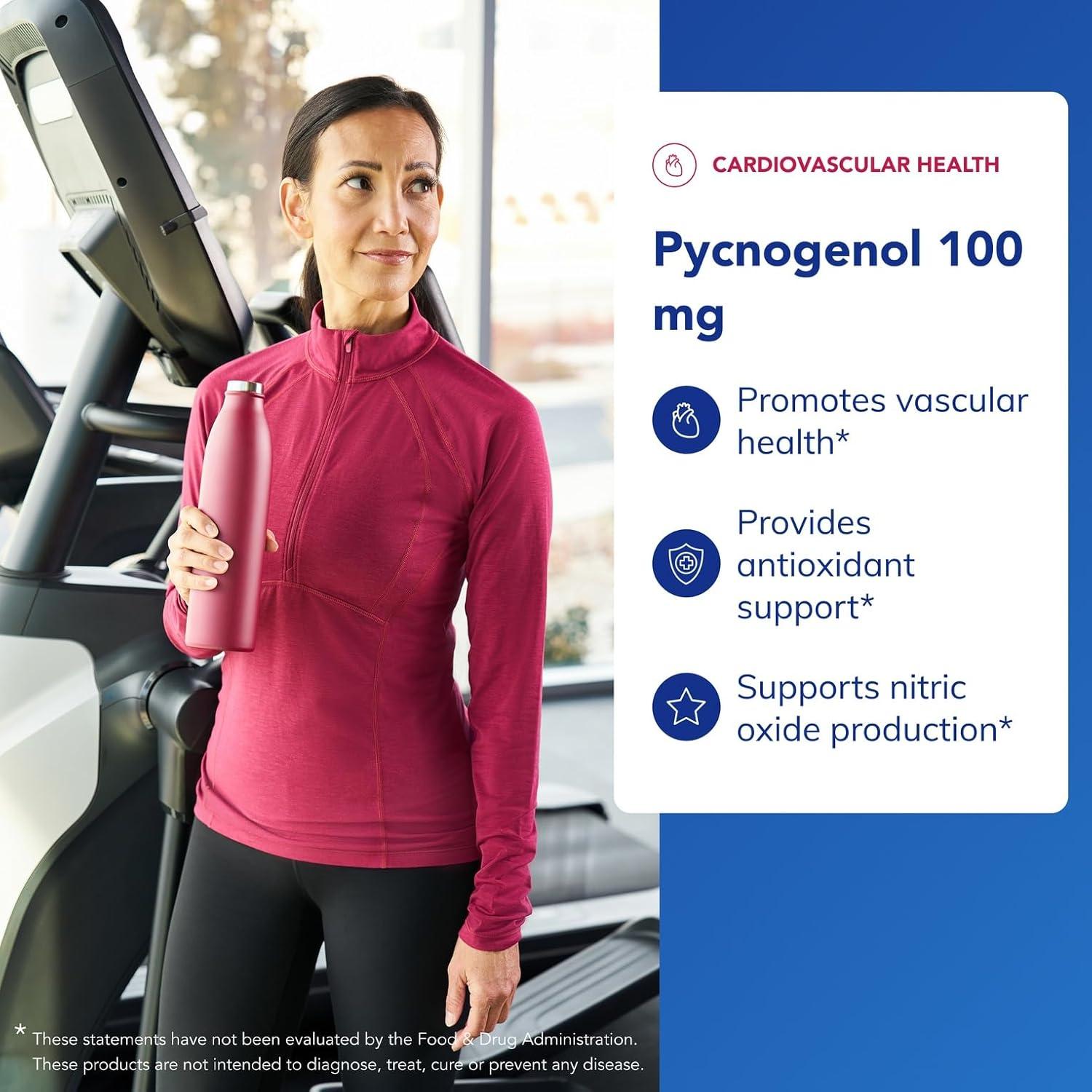 Suplemento Hipoalergénico Pycnogenol 100 mg Pure Encapsulations 60 Cápsulas