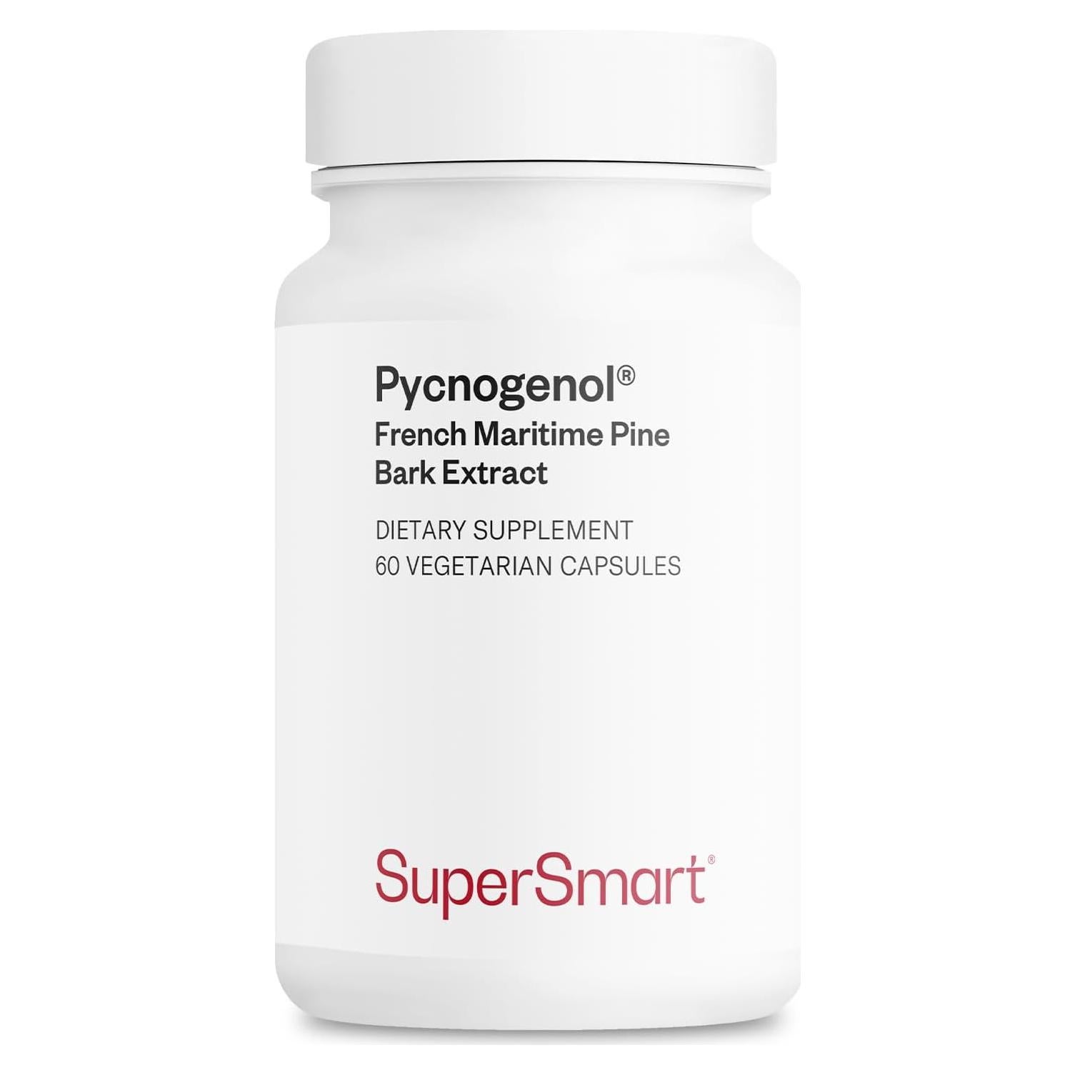 Suplemento Pycnogenol 200mg Supersmart - 60 Cápsulas Veganas