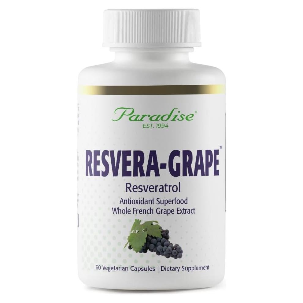 Suplemento Resveratrol Hierbas del Paraíso 60 Cápsulas Vegetarianas