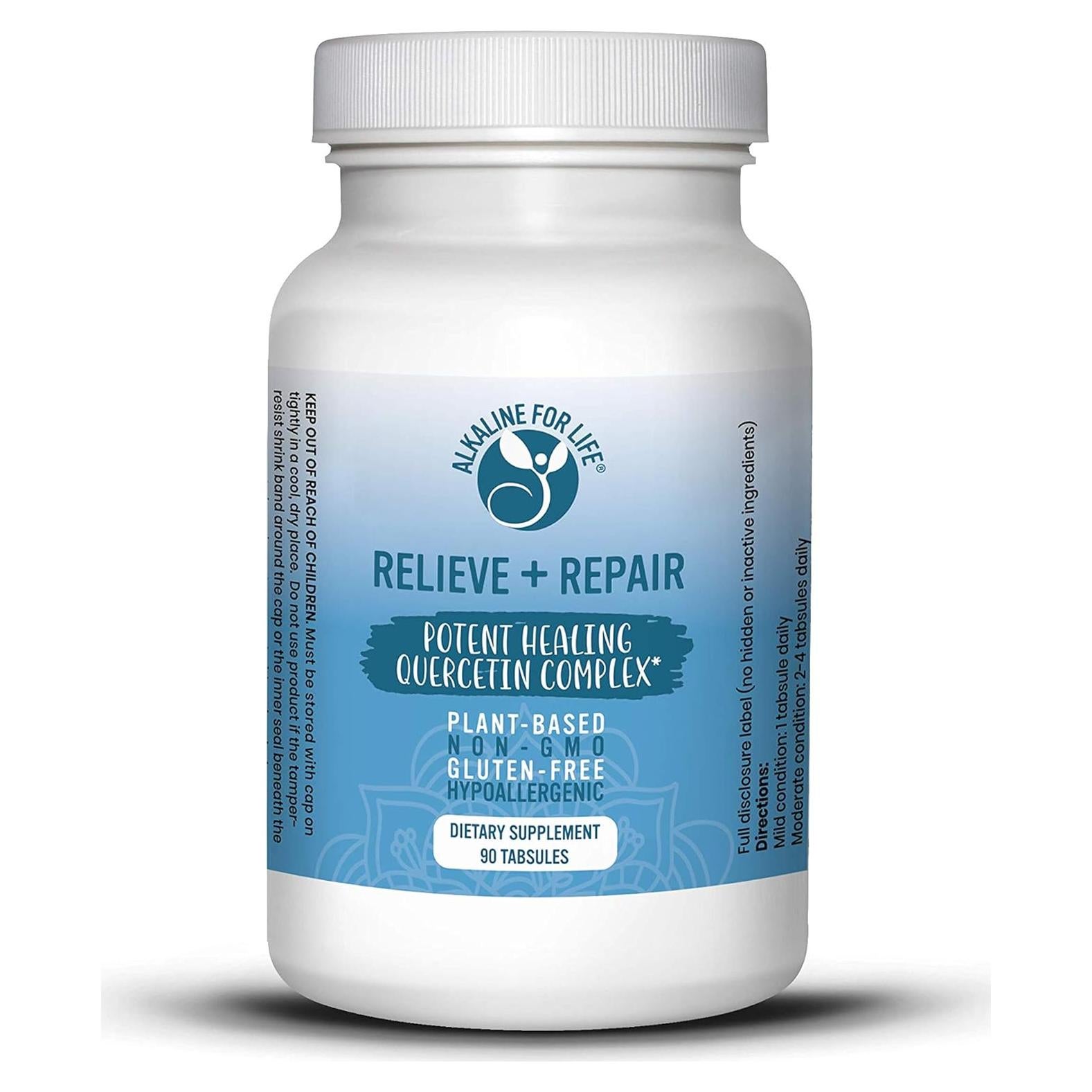 Suplemento Antioxidante Quercetina 1000mg Alcalina para la Vida - 90 Tabletas