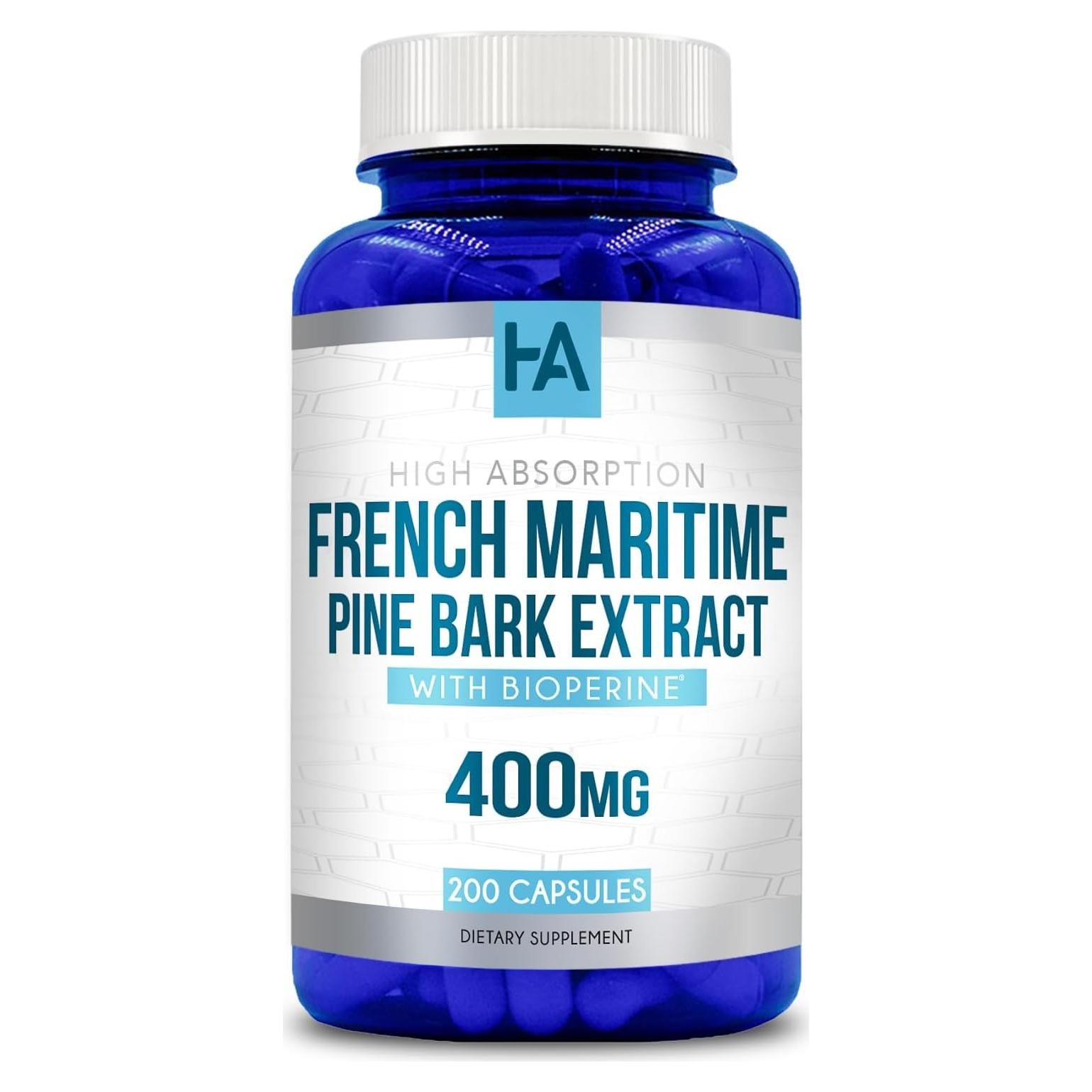 Cápsulas de Extracto de Corteza de Pino Francés Healing Awakening - 200 Unidades