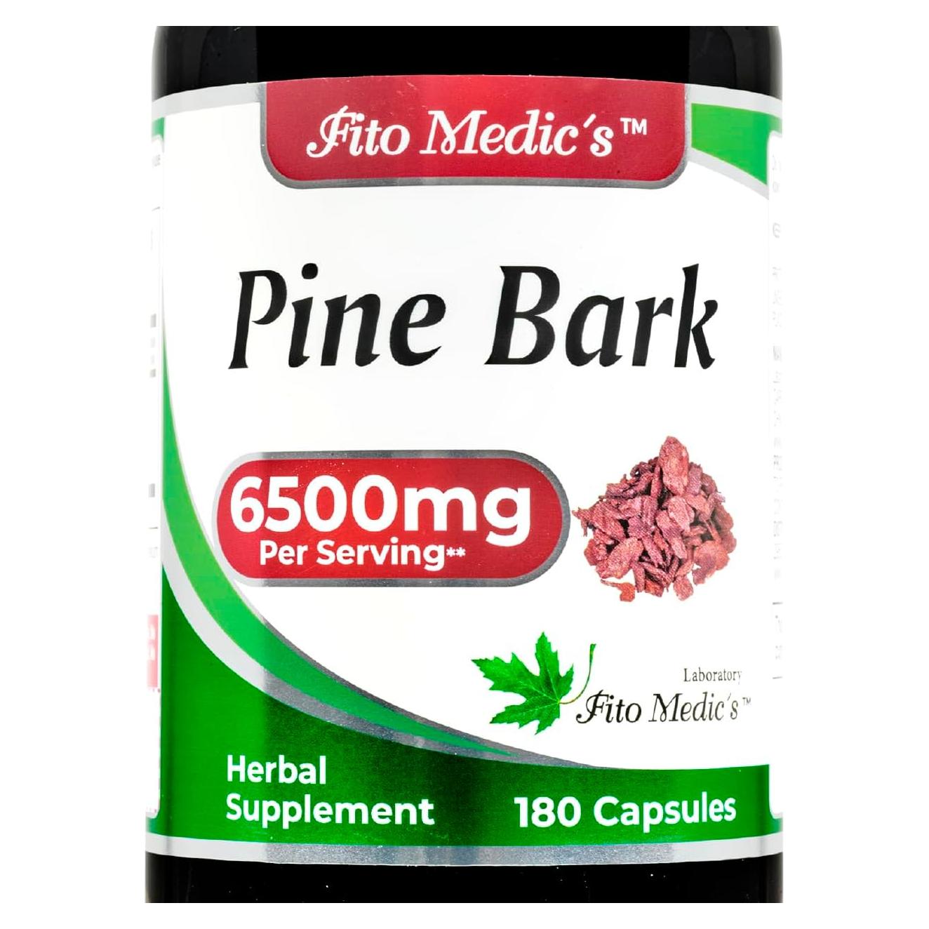 Suplemento Dietético Fito Medic's Extracto de Corteza de Pino 180 Cápsulas