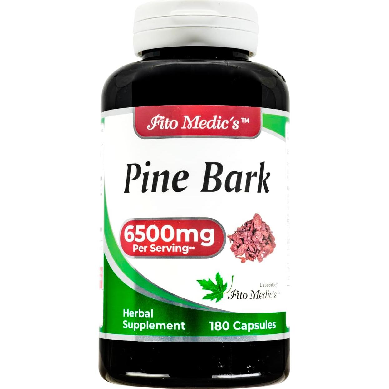 Suplemento Dietético Fito Medic's Extracto de Corteza de Pino 180 Cápsulas
