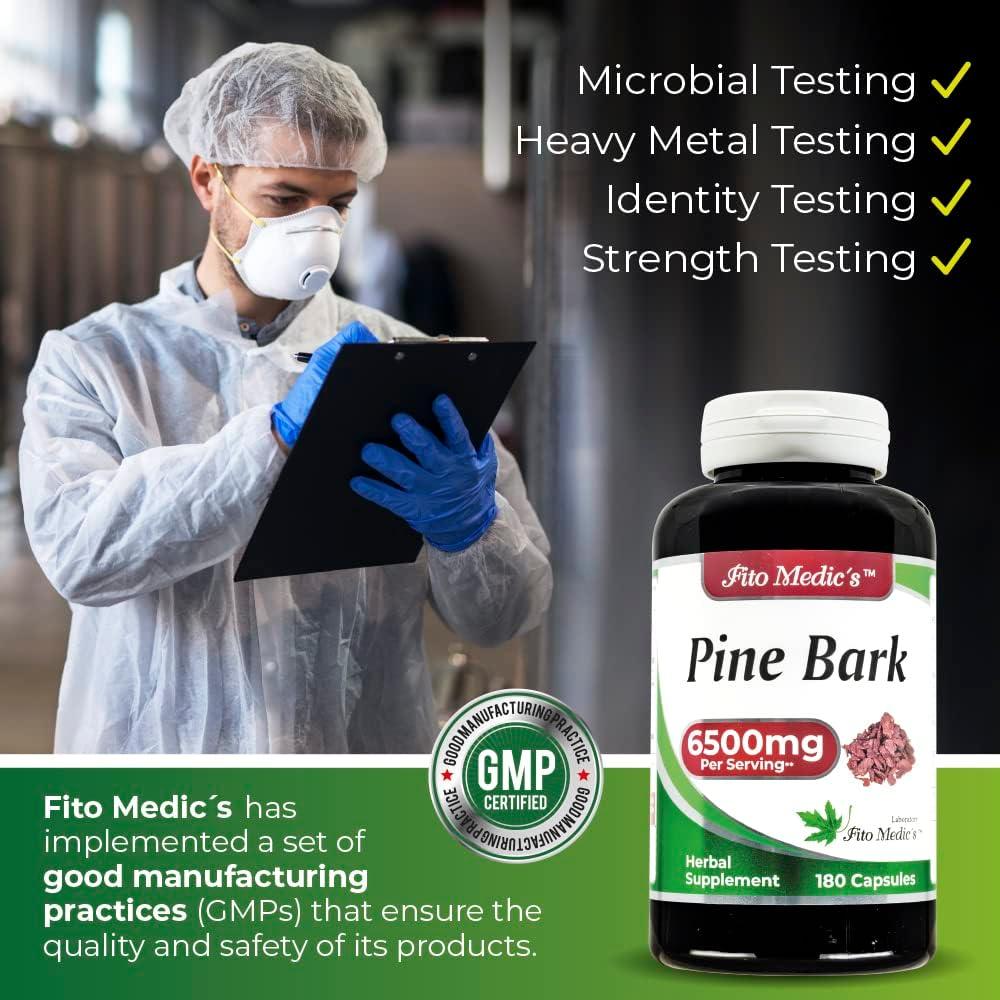 Suplemento Dietético Fito Medic's Extracto de Corteza de Pino 180 Cápsulas