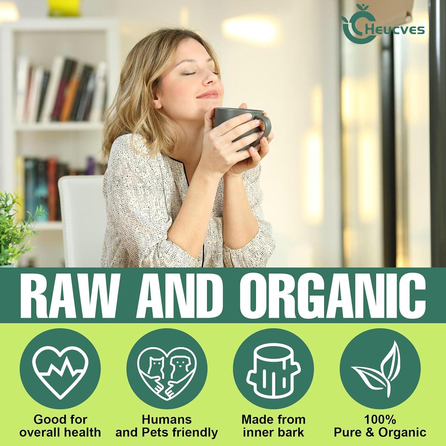 Polvo de Corteza de Olmo Resbaladizo Heucves 454g - 349 Porciones