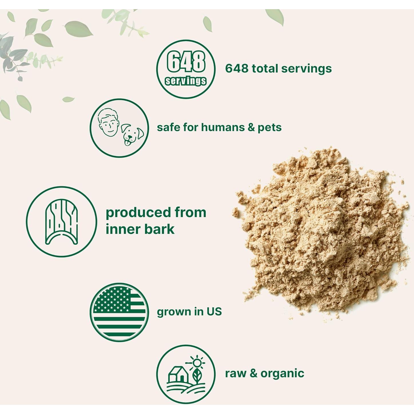Polvo de Olmo Resbaladizo Orgánico Micro Ingredients 450g