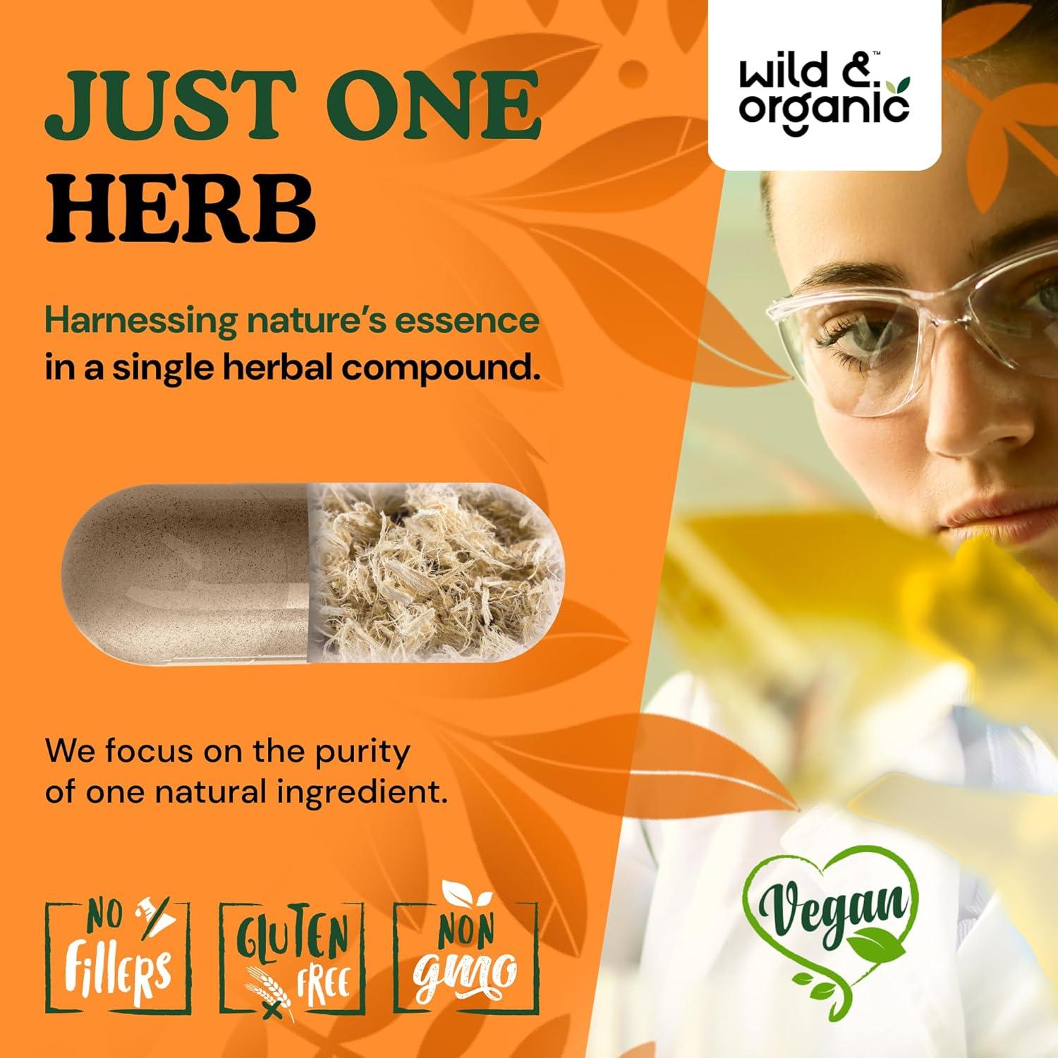 Cápsulas de Olmo Resbaladizo Silvestre y Orgánico 1000 mg - 90 Unidades