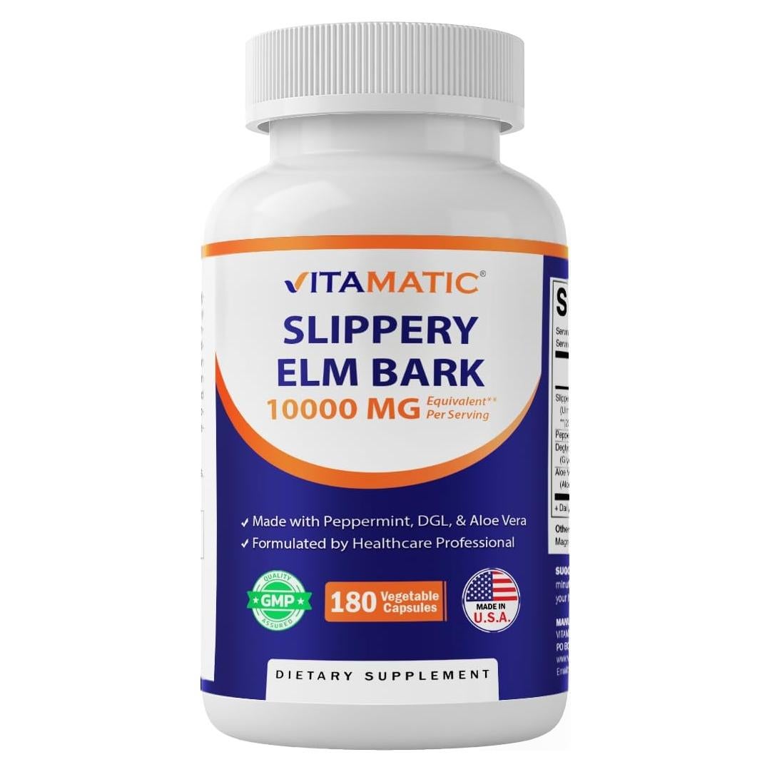 Cápsulas Veganas Vitamatic Corteza de Olmo 10000 mg - 180 Unidades