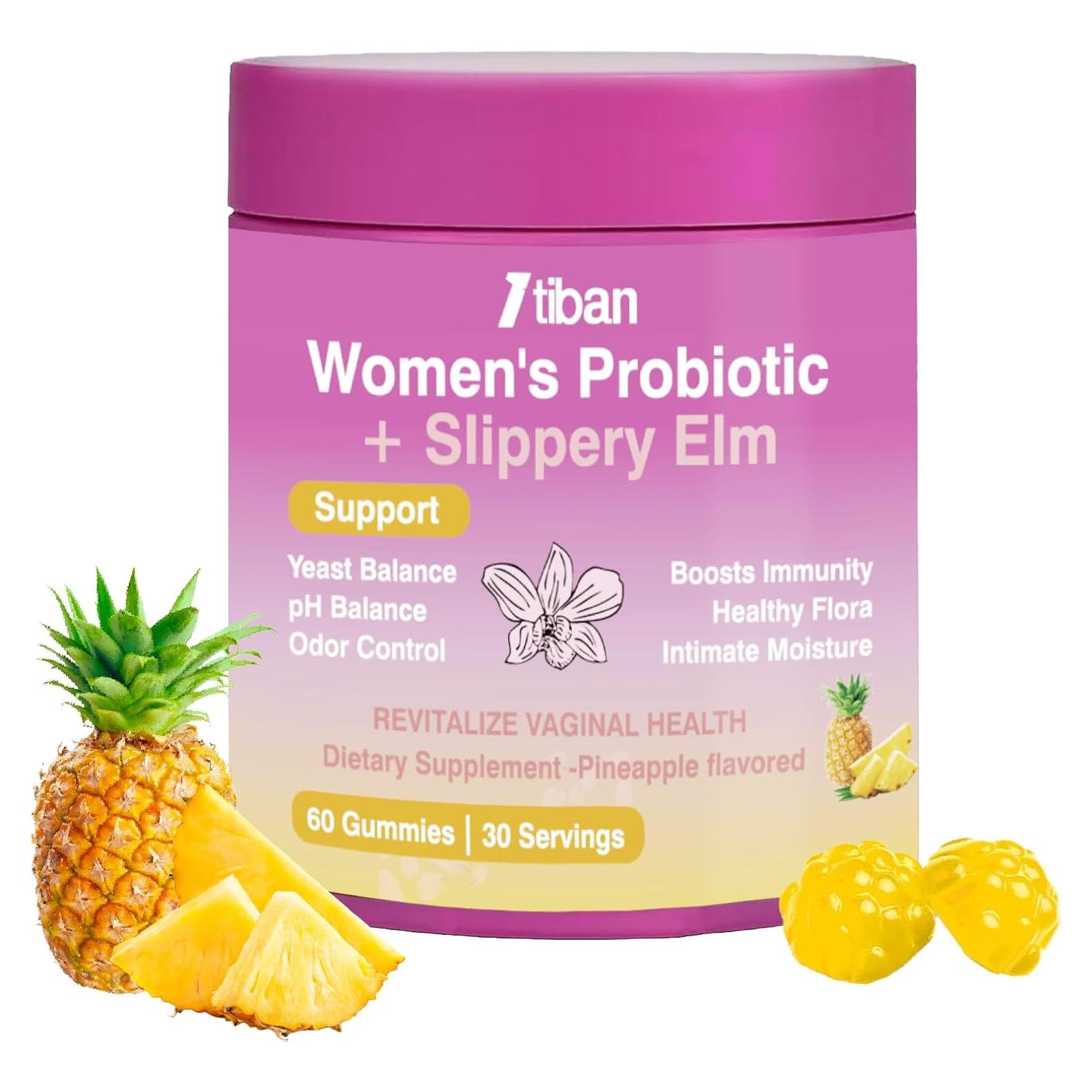 Gomitas Probióticas Femeninas Itiban, 60 Unidades, Sabor Piña