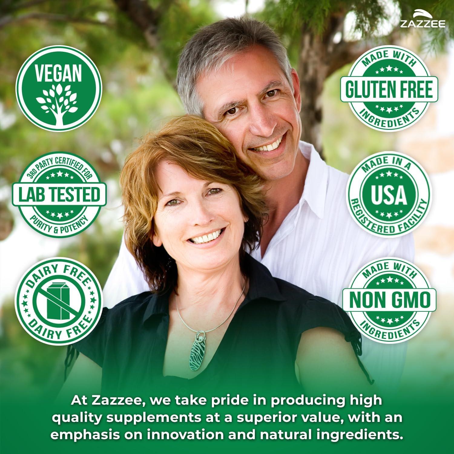 Cápsulas Veganas de Regaliz DGL Orgánico Zazzee 7000 mg - 120 Unidades