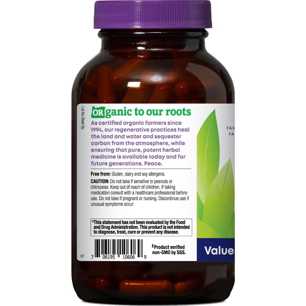 Cápsulas de Astrágalo Orgánico Oregon's Wild Harvest 180 Unidades