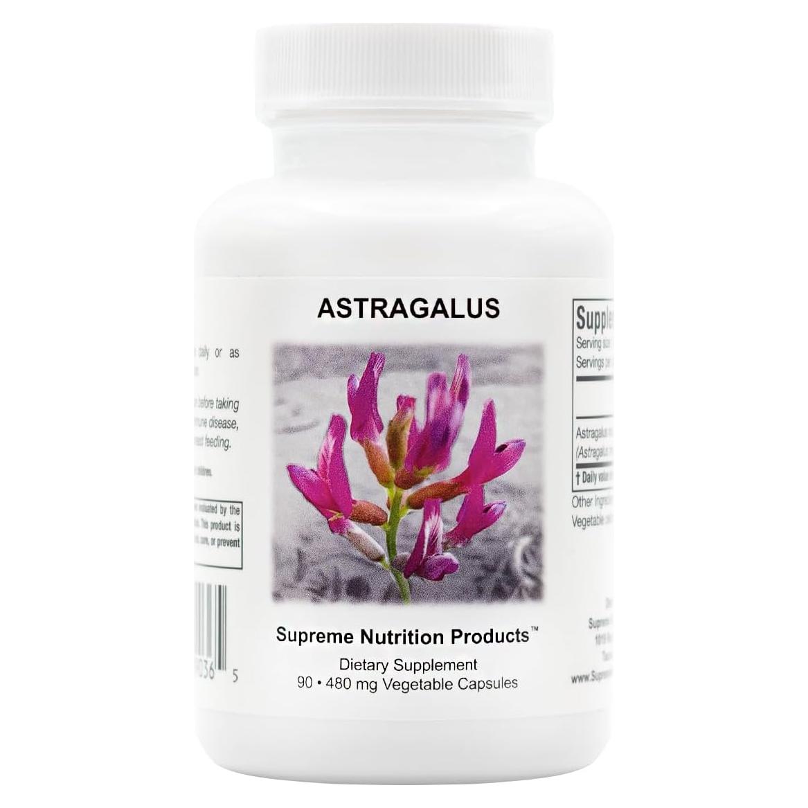 Astrágalo Puro Supreme Nutrition 90 Cápsulas Vegetarianas