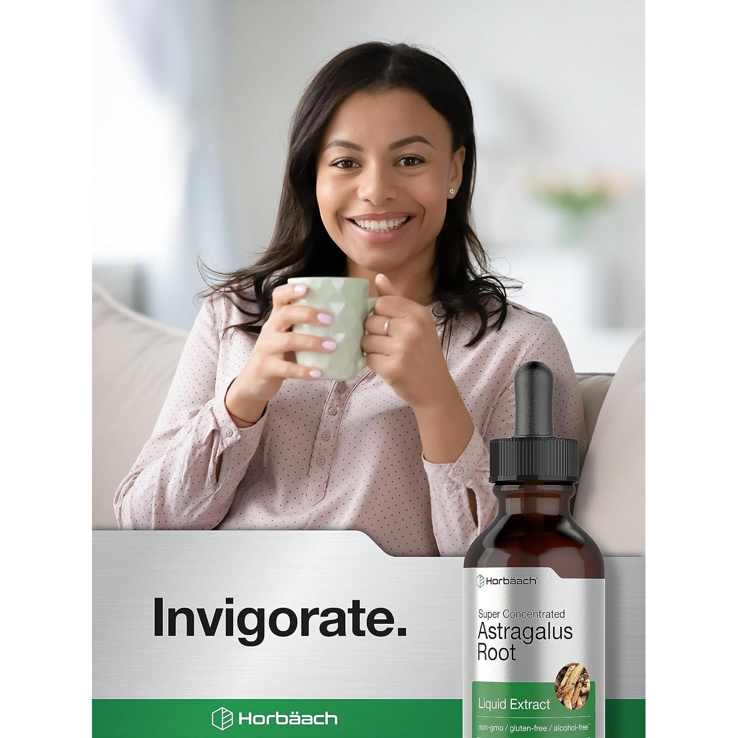 Extracto Líquido de Raíz de Astrágalo Horbäach 60 ml Sin Alcohol