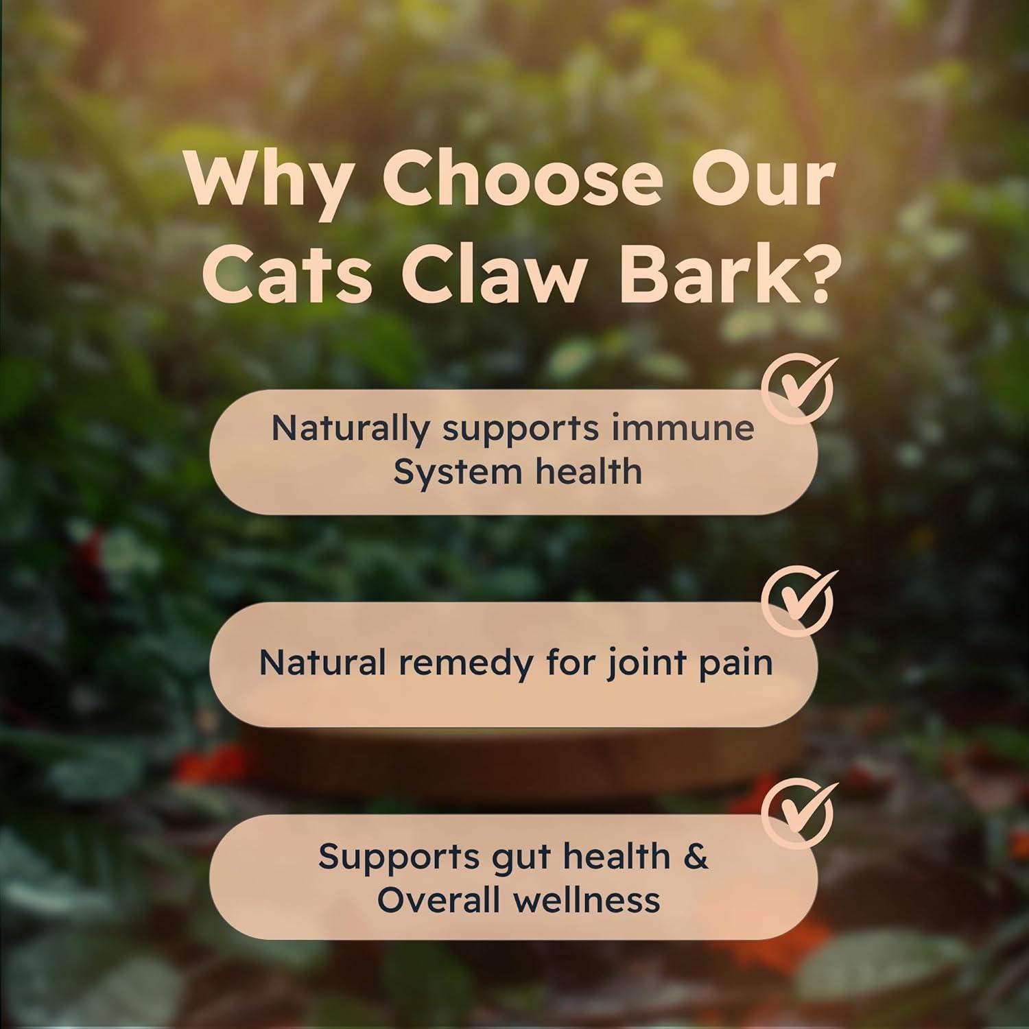 Extracto de Uña de Gato Just Plant 750 mg 90 Cápsulas Veganas