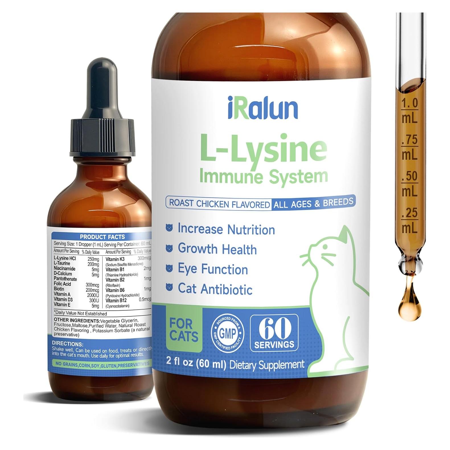 L-Lisina para Gatos Freenet - Gotas Sabor Pollo 127g