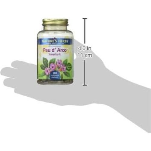 Cápsulas de Pau D'Arco Zand 100 Conteo - Suplemento Natural