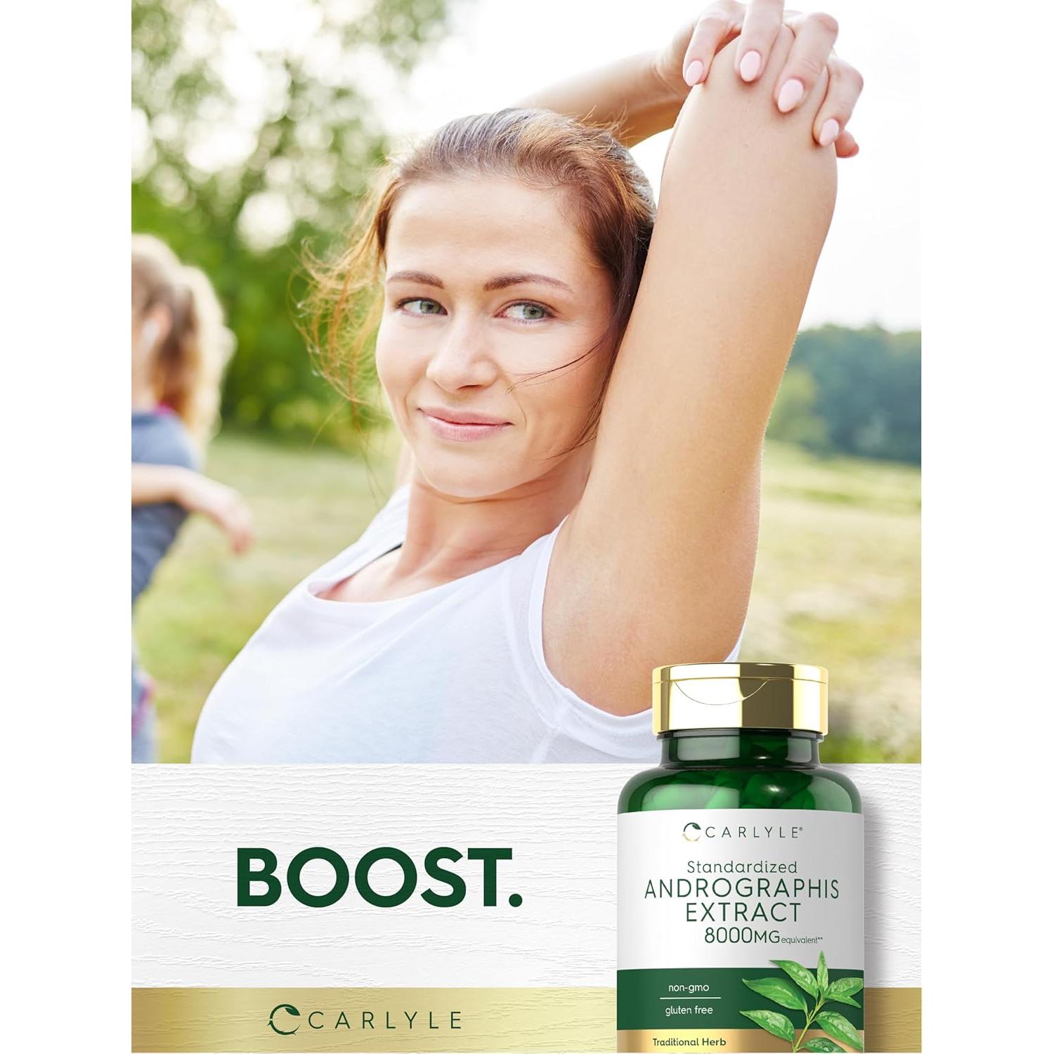 Cápsulas de Andrographis Paniculata Carlyle 8000mg 90 Píldoras