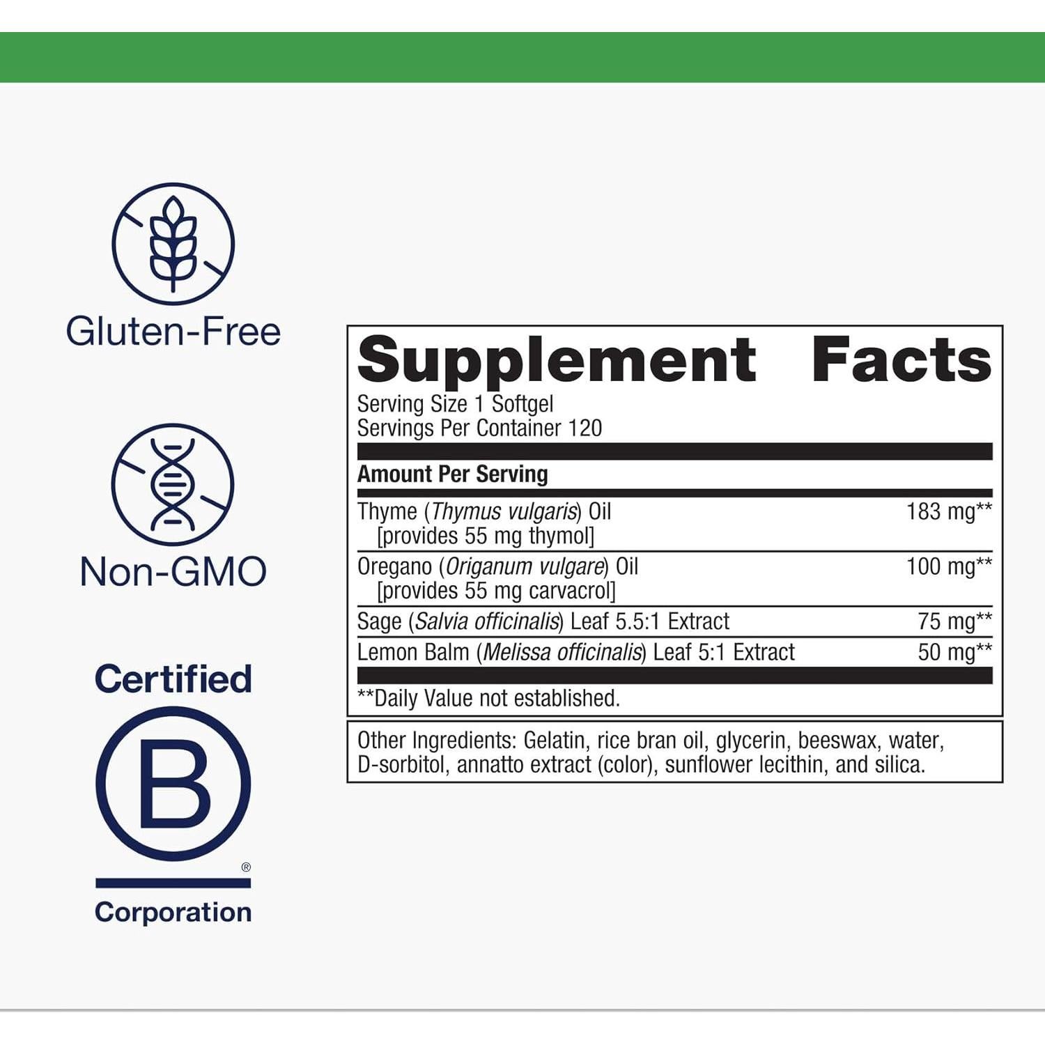 CandiBactin-AR Metagenics - 120 Cápsulas Digestivas Sin Gluten