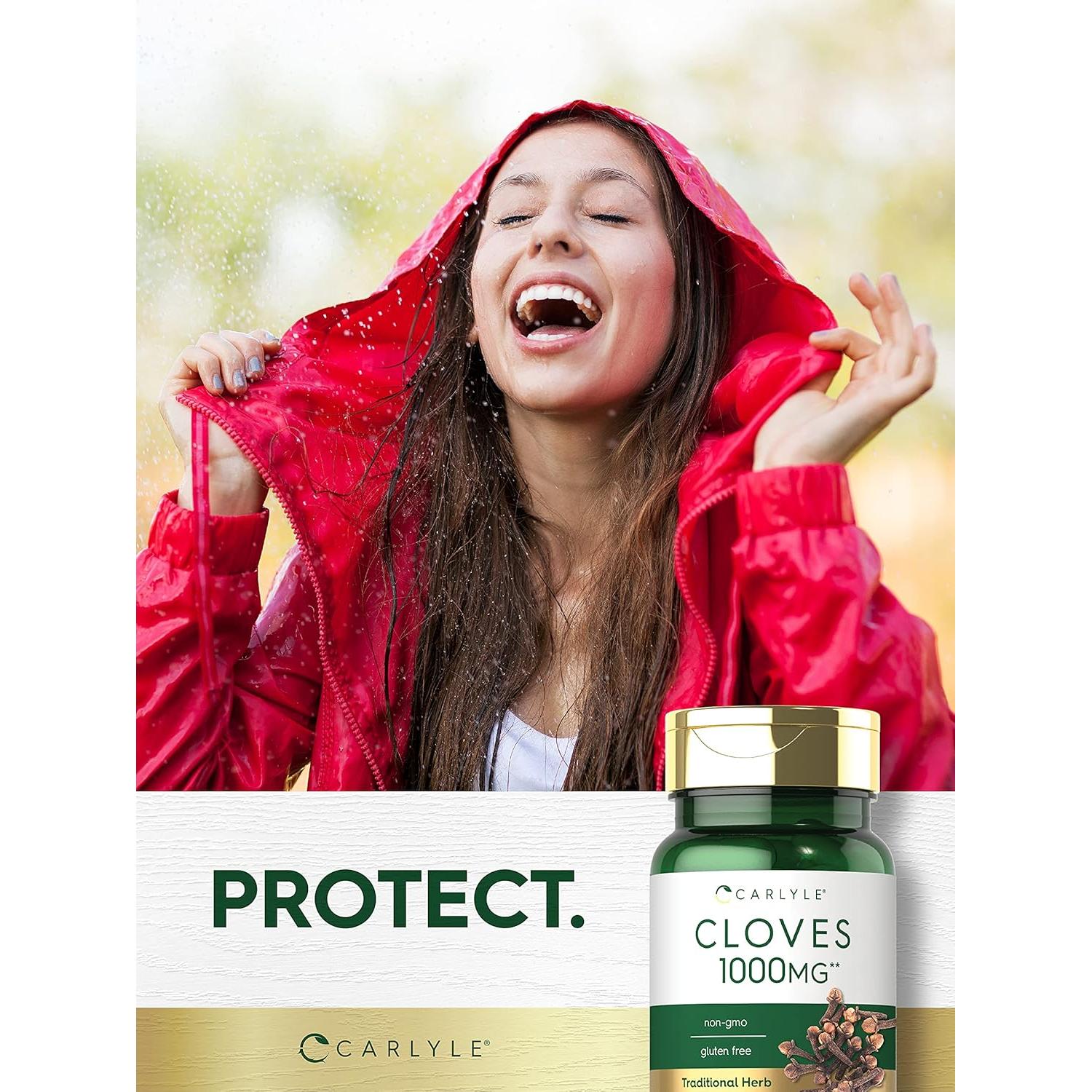 Suplemento de Clavos Carlyle 1000mg 100 Cápsulas Sin OGM