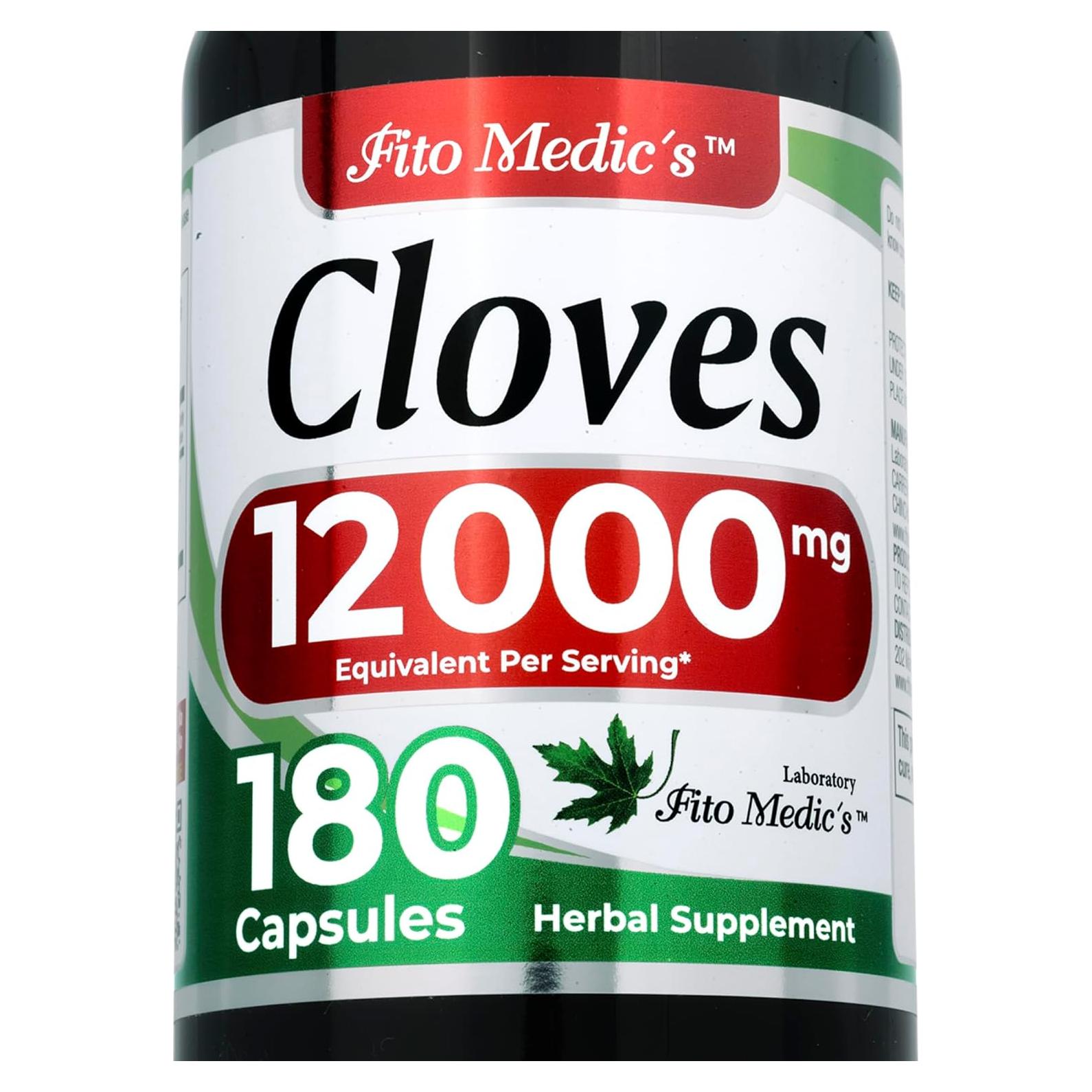 Extracto de Clavo FITO MEDICS 180 Cápsulas Vegetales