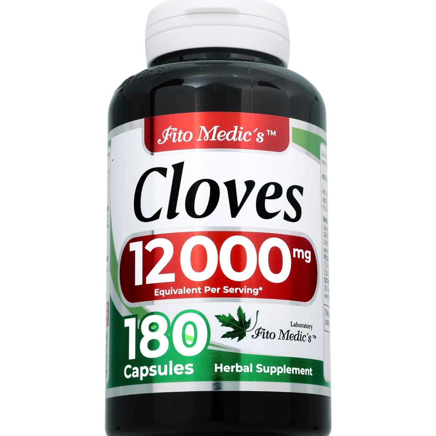 Extracto de Clavo FITO MEDICS 180 Cápsulas Vegetales