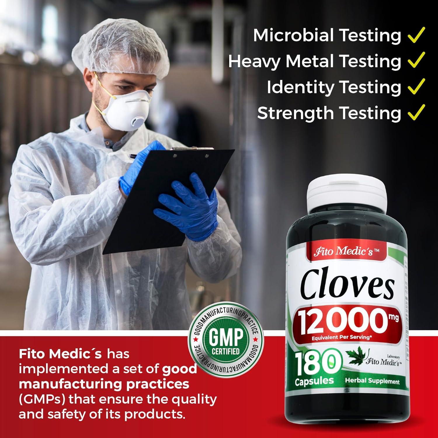 Extracto de Clavo FITO MEDICS 180 Cápsulas Vegetales