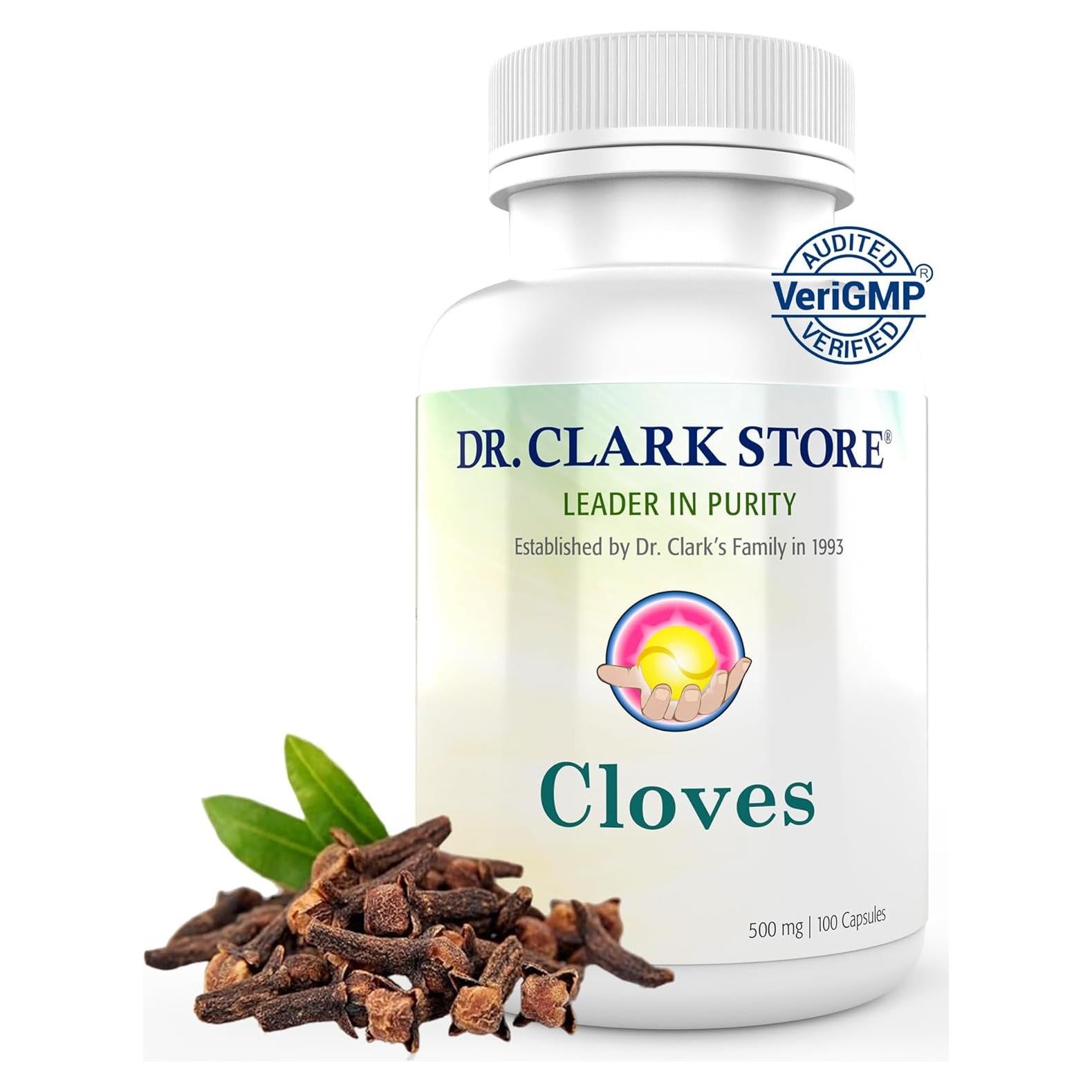Suplemento Digestivo Dr. Clark Clavos de Olor 500 mg 100 Cápsulas
