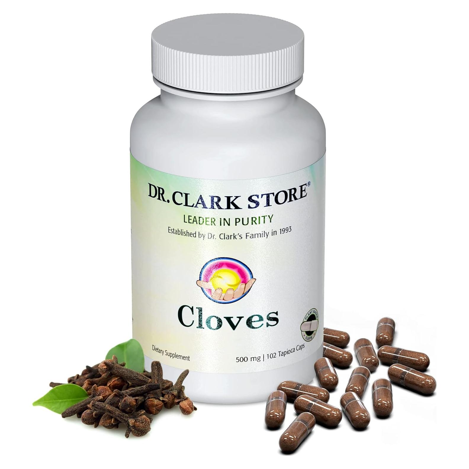 Clavos Vegetarianos Dr Clark Store 500mg 102 Cápsulas