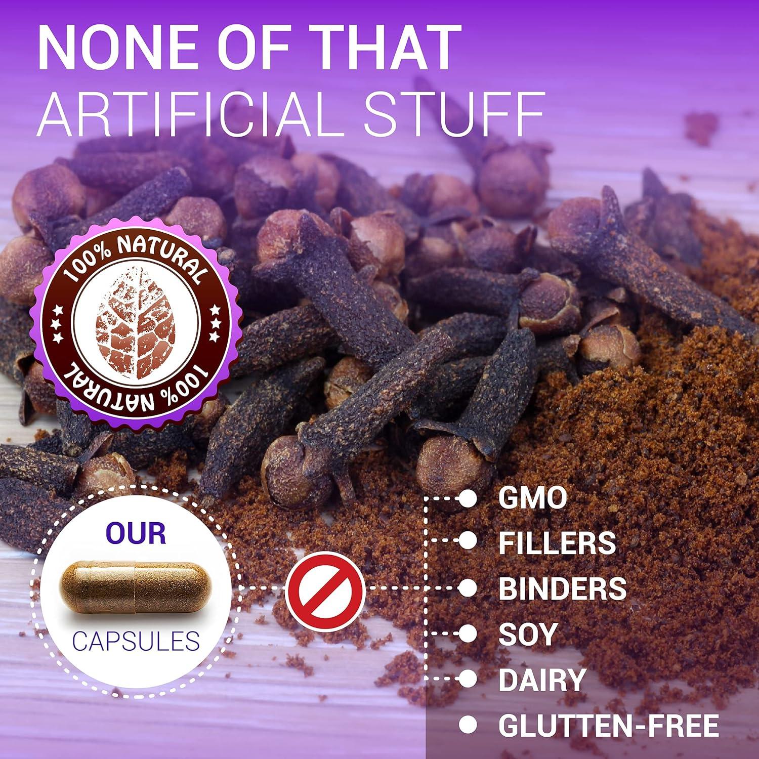 Cápsulas de Clavo Herbalicious - 100 Caps - Suplemento Natural