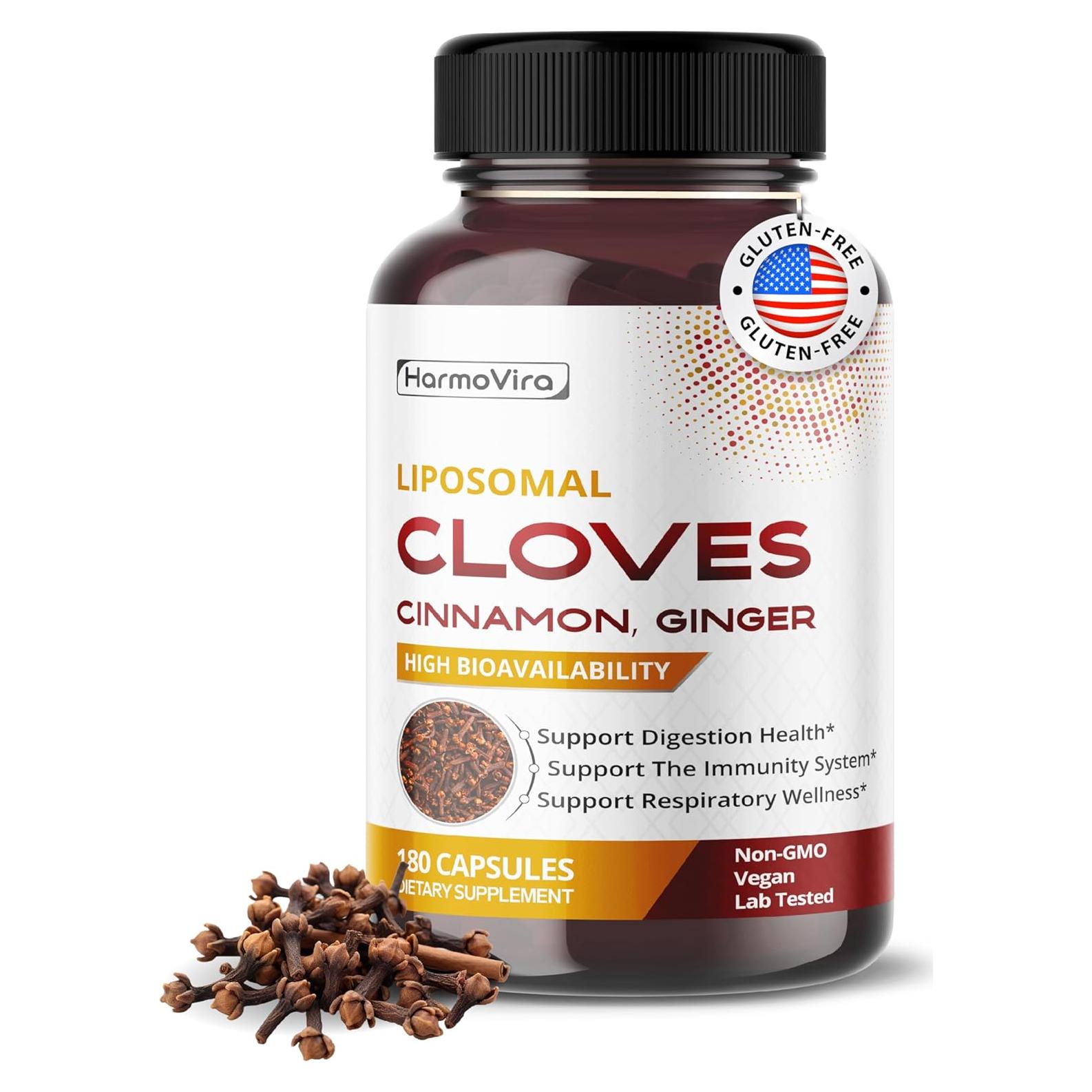 Suplemento Liposomal HarmoVira 180 Cápsulas Veganas Digestión