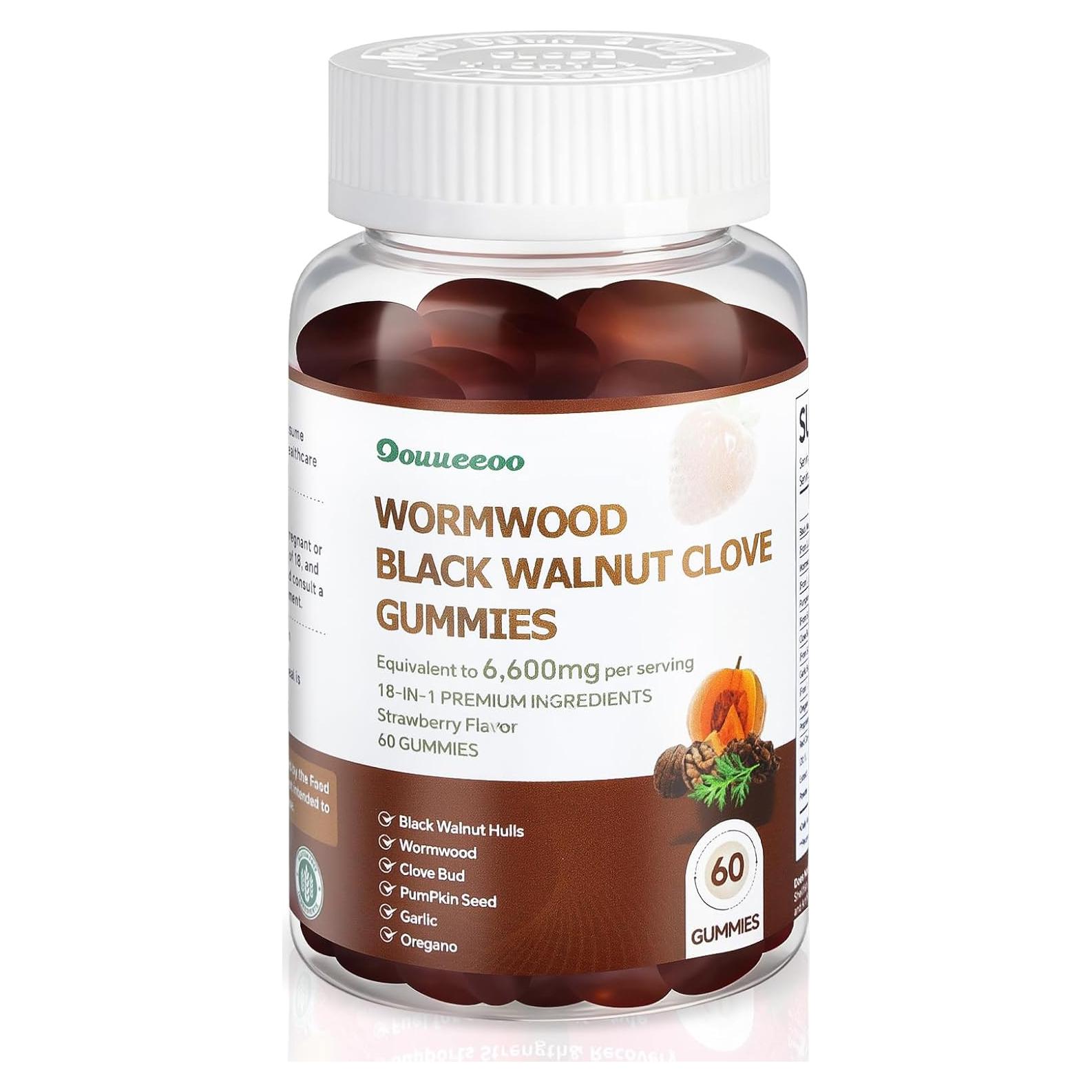 Gomitas Digestivas 18 en 1 OOUUEEOO 6600mg Sabor Fresa