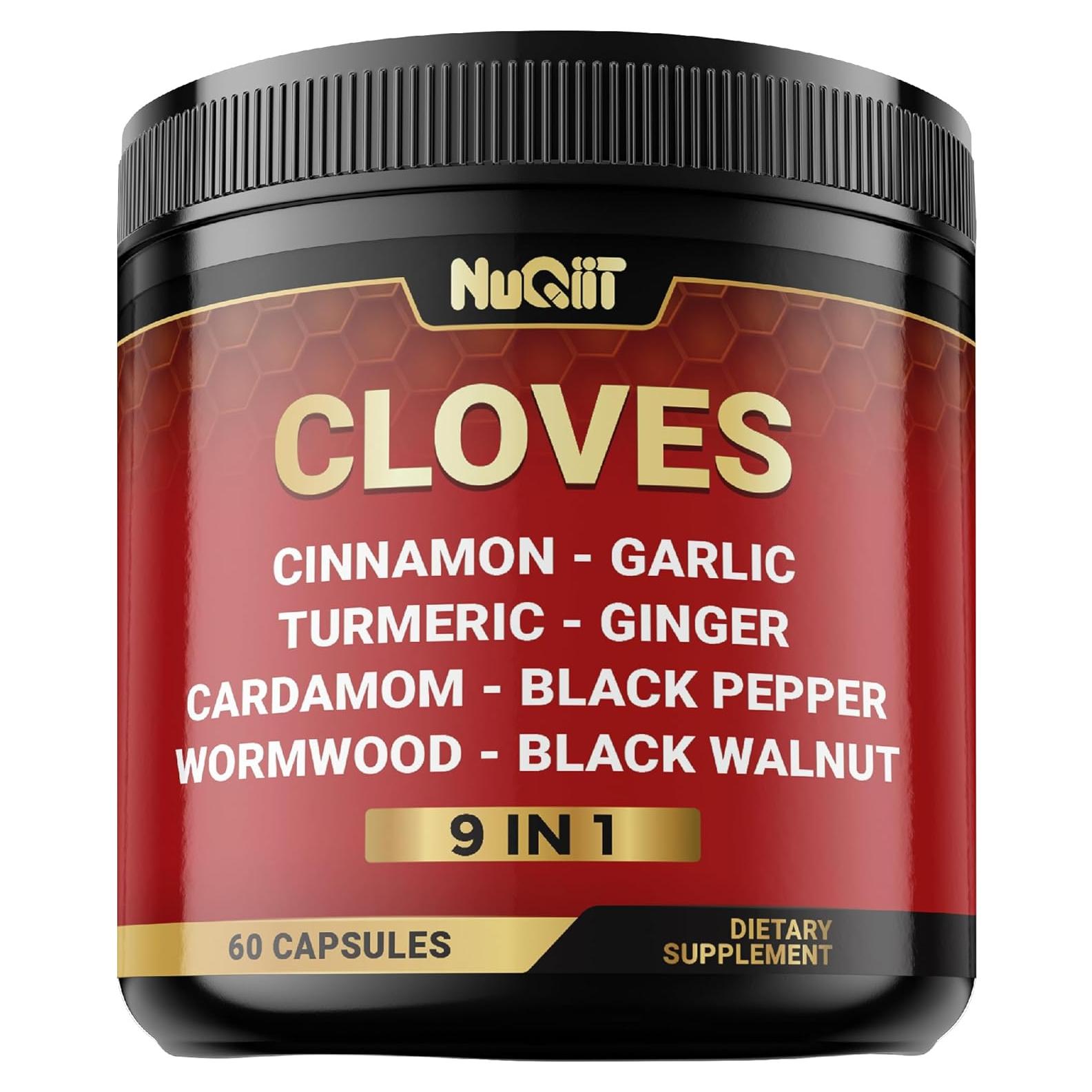 Suplemento de Clavo 9en1 NUQIIT - 60 Cápsulas para Salud Digestiva