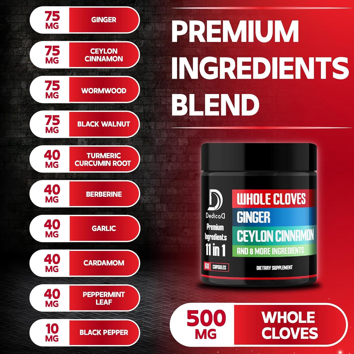 Suplemento Digestivo 11 en 1 DEDICAD - 60 Cápsulas