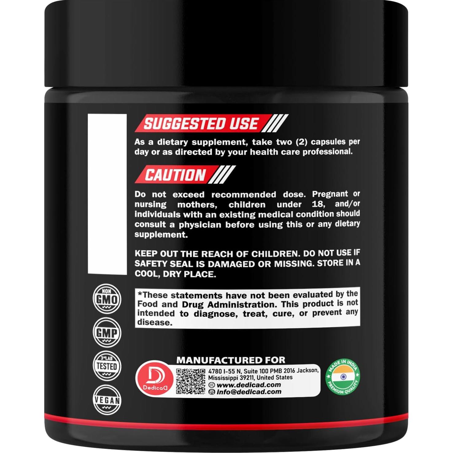 Suplemento Digestivo 11 en 1 DEDICAD - 60 Cápsulas