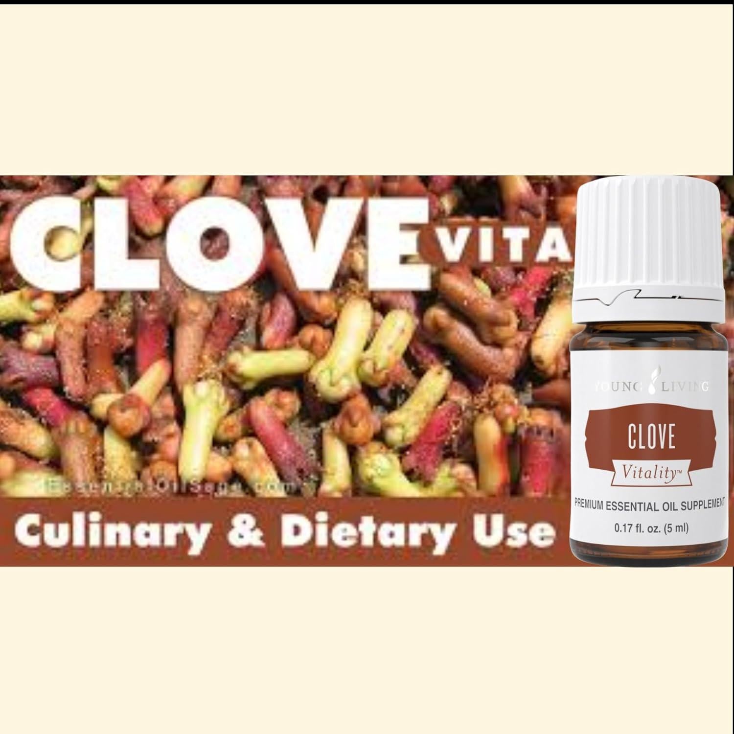 Aceite Esencial Clavo Vitality Young Living 5ml Antioxidante