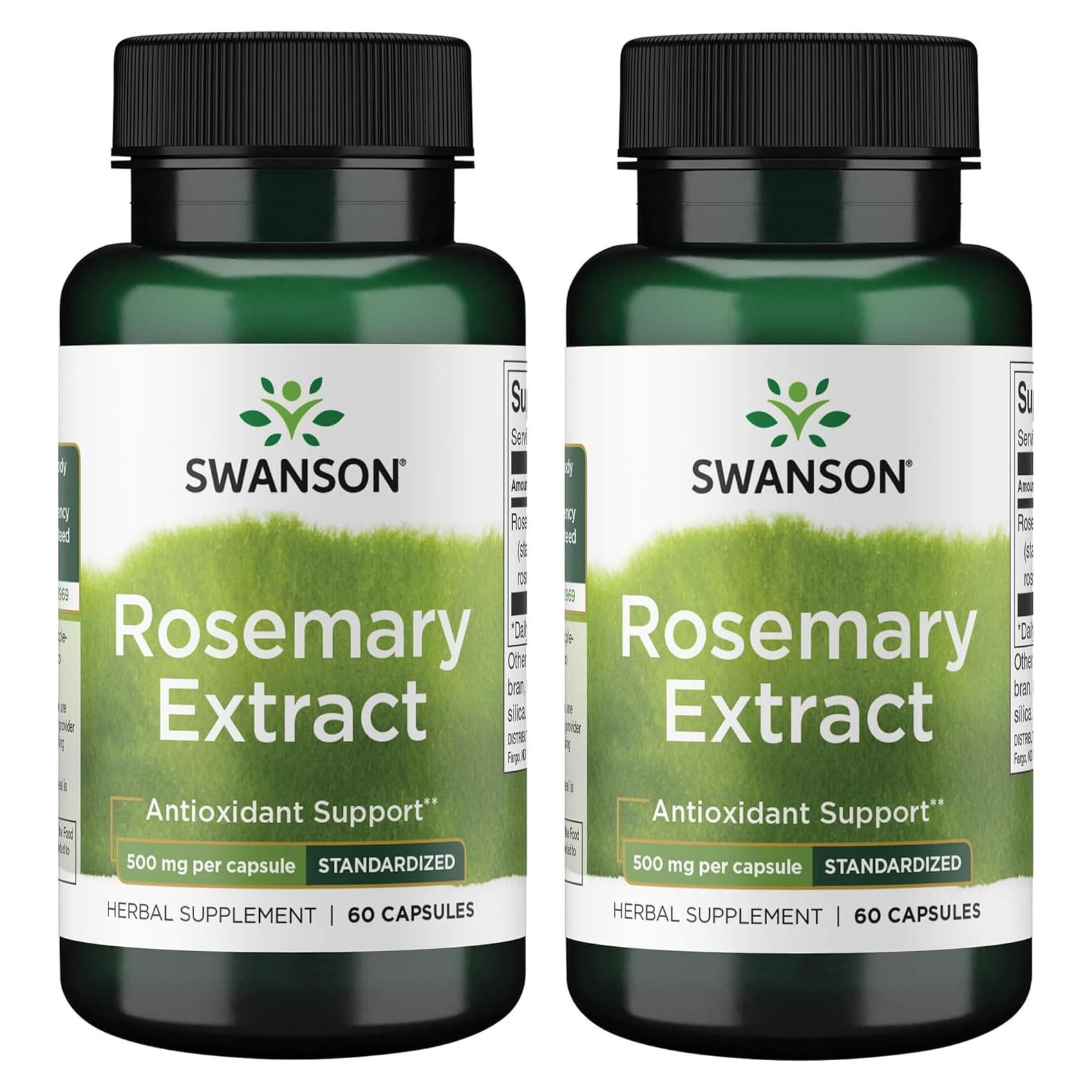 Extracto de Romero Swanson 500 mg - 60 Cápsulas Estandarizadas